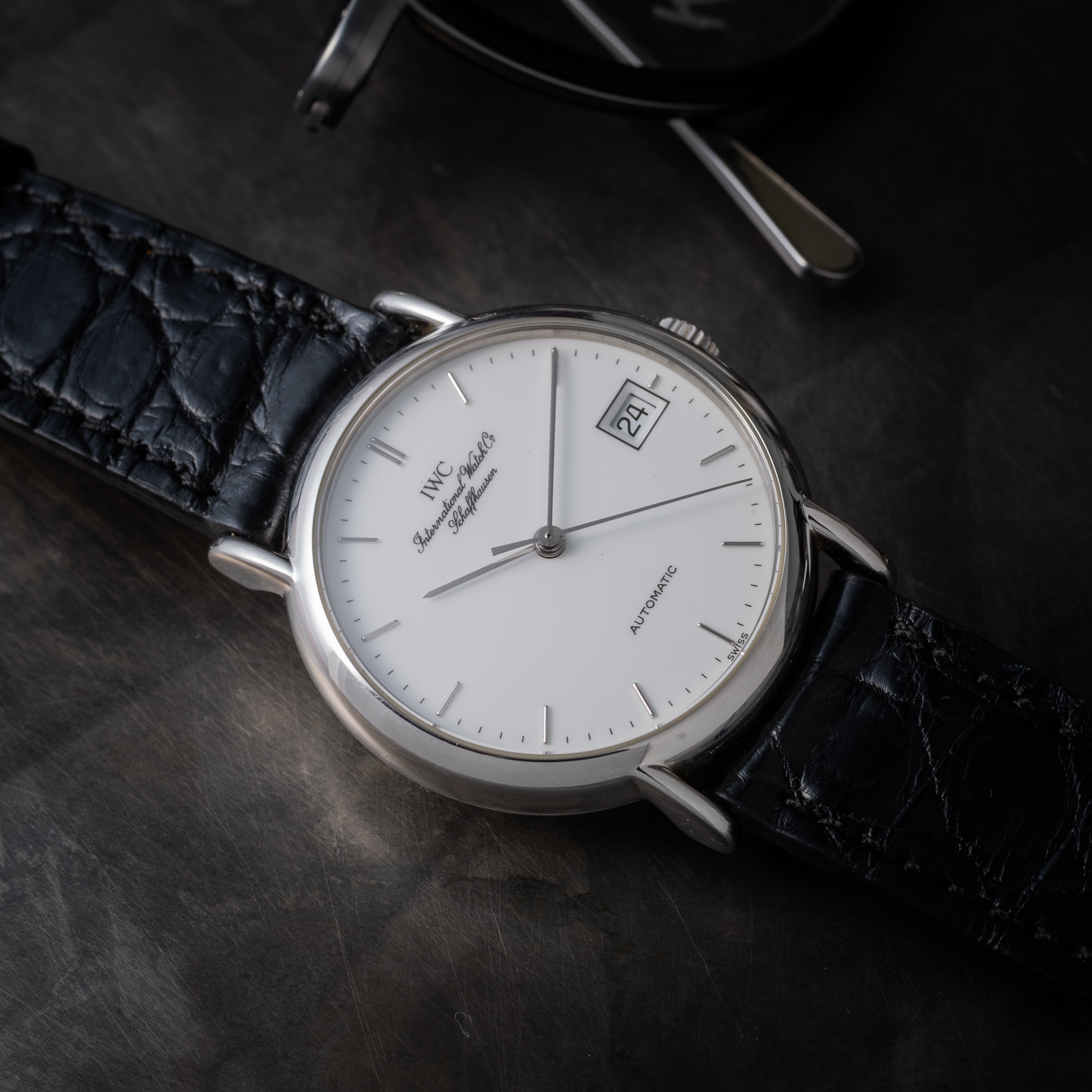 IWC ポートフィノ 1994年製 オートマチック エナメルホワイトダイヤル