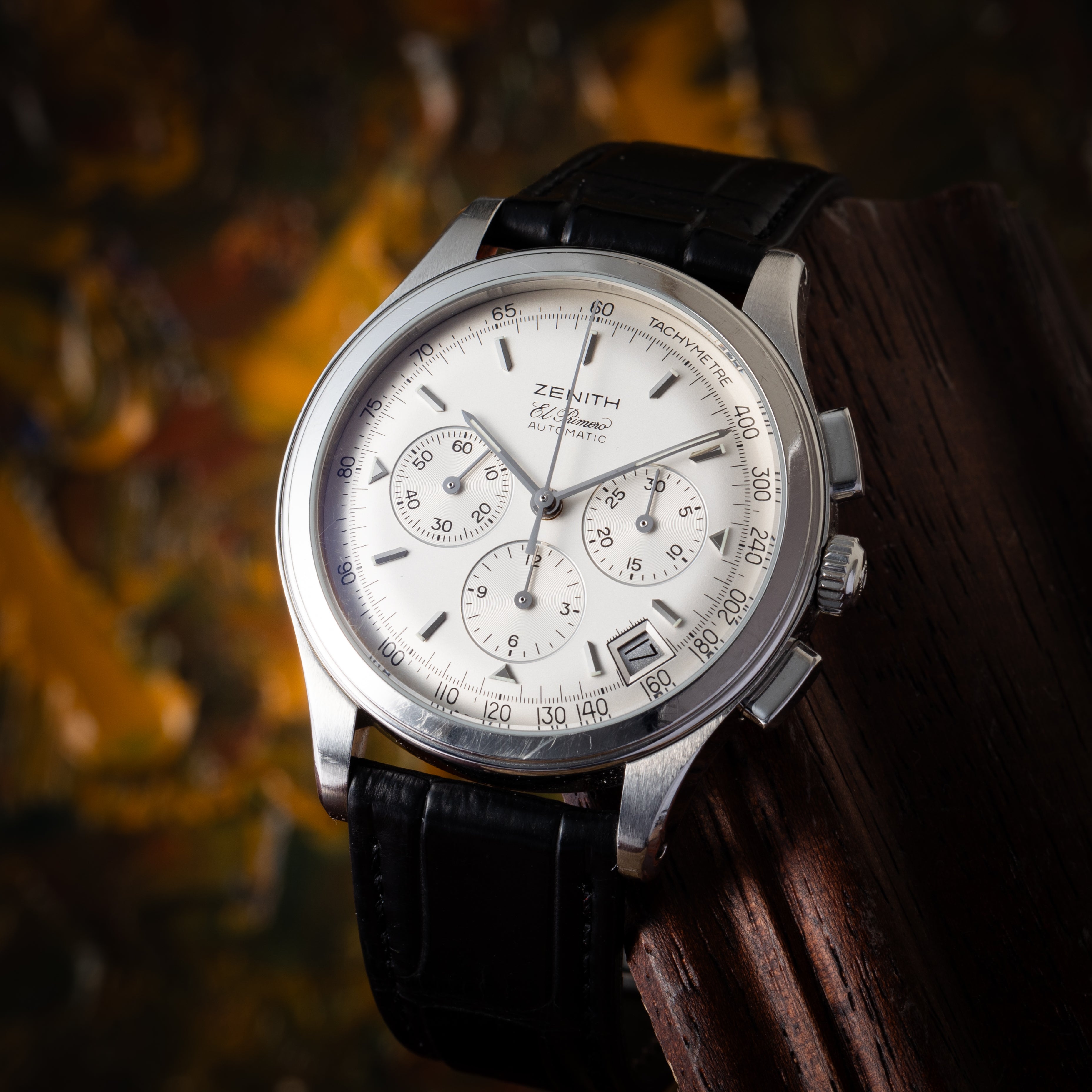 ゼニス クロノマスター エルプリメロ 2002年製 Ref.02.0501.400/01 純正ブレス,箱,タグ,ギャラ付き