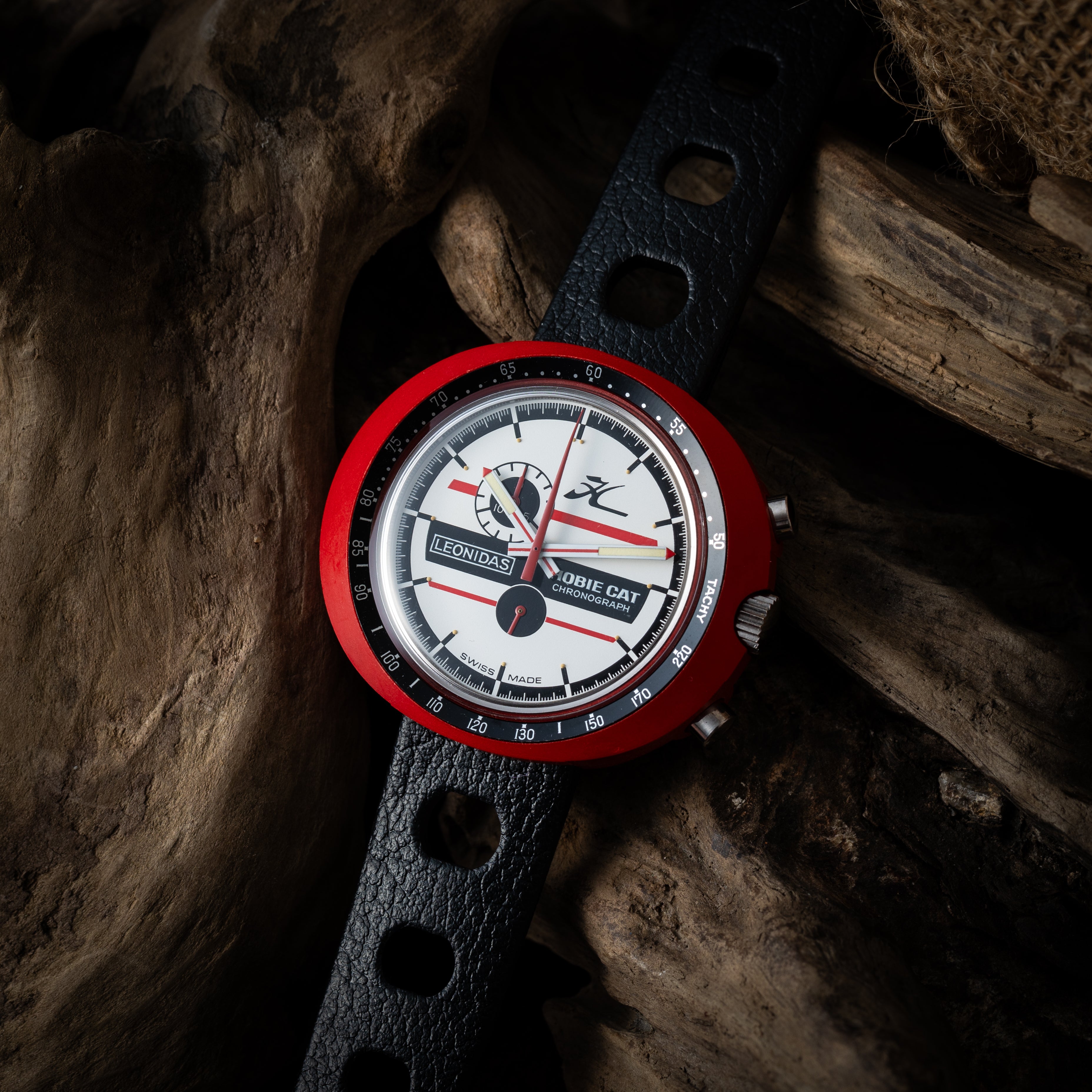 【ケア】【不動OH】ホイヤー イージーライダー クロノグラフ1970年代 箱、取説付き