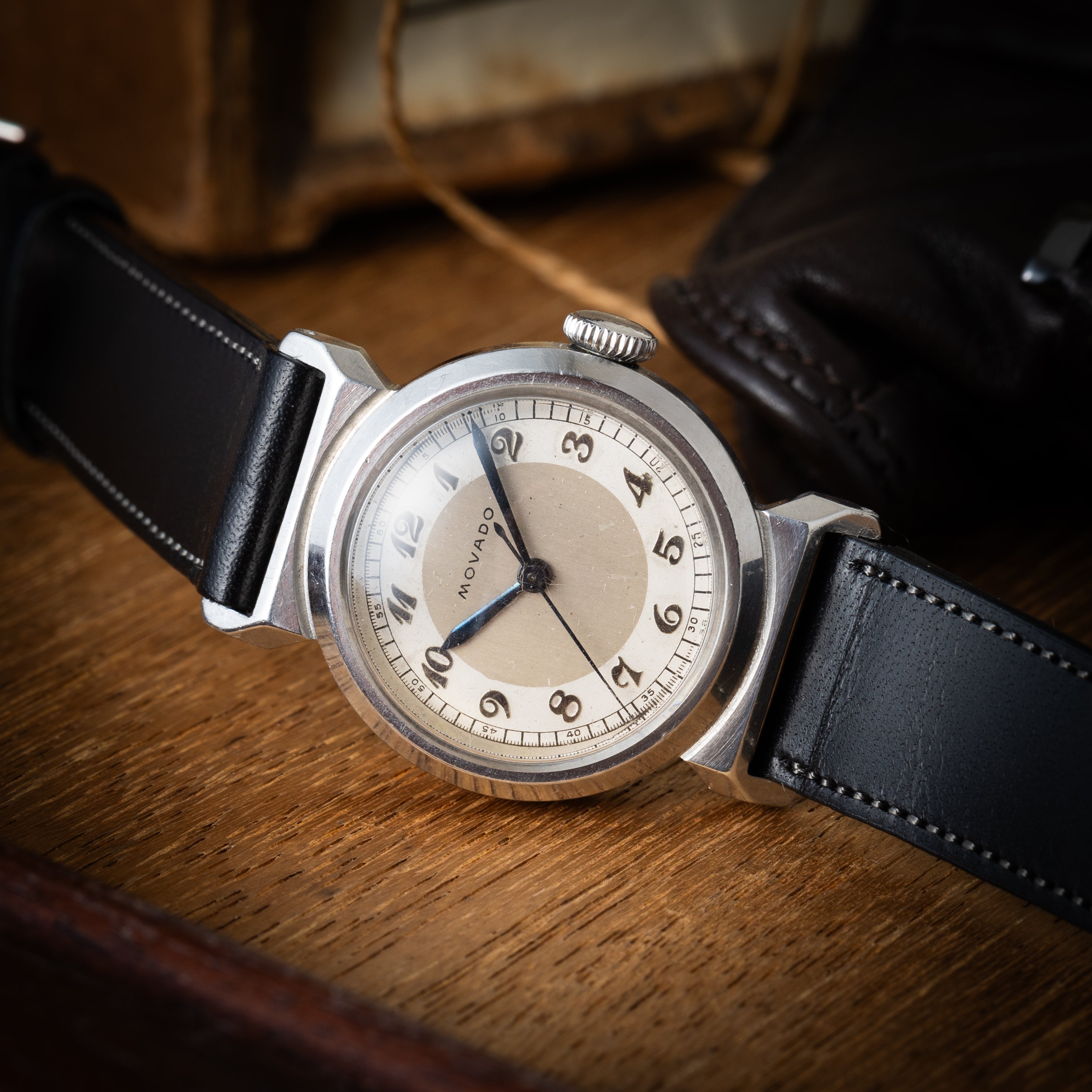 モバード アクバティック 1940年代 ブレゲ数字 FBケース