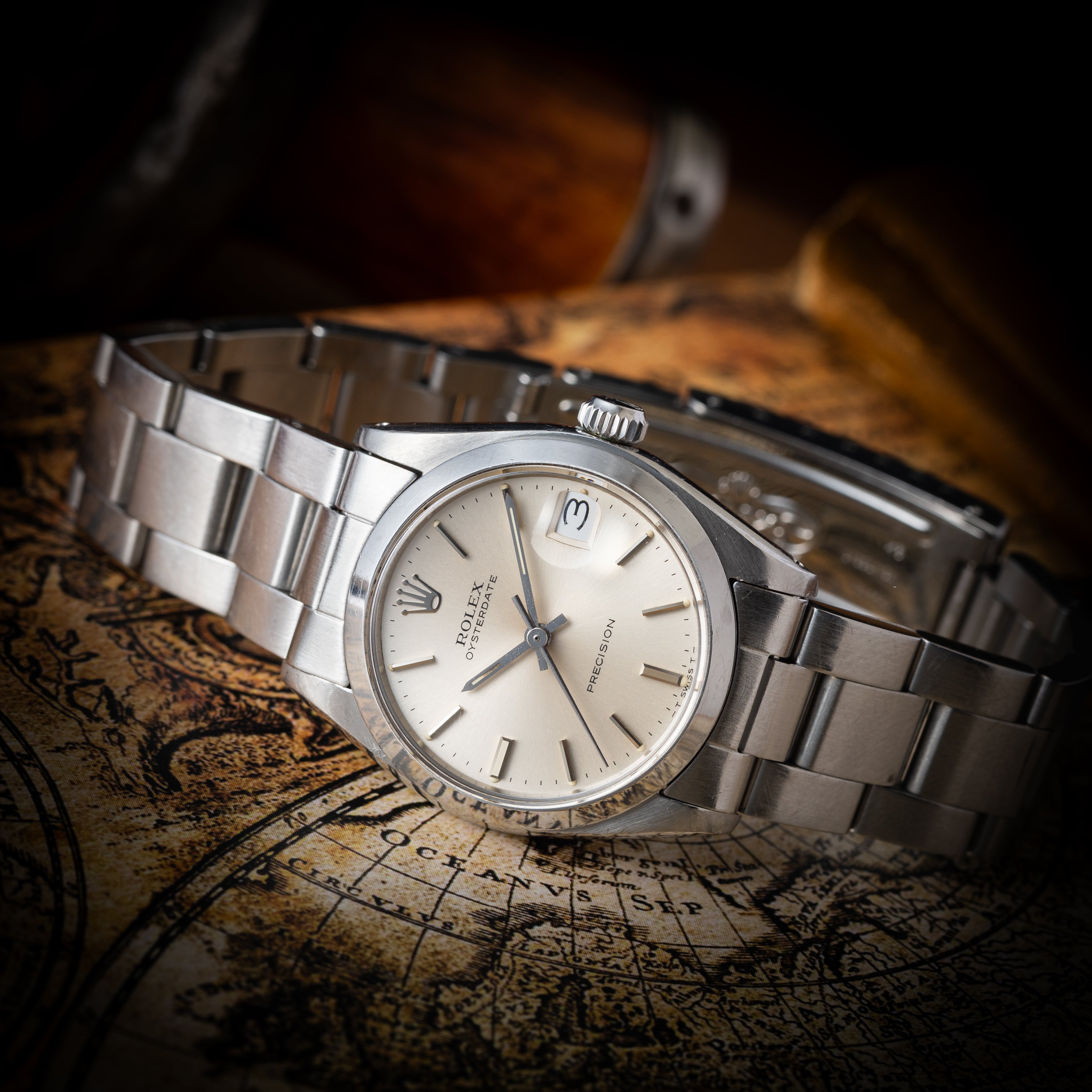 ロレックス 1986年製 オイスターデイト Ref.6466 ギャラ付 シルバーダイヤル