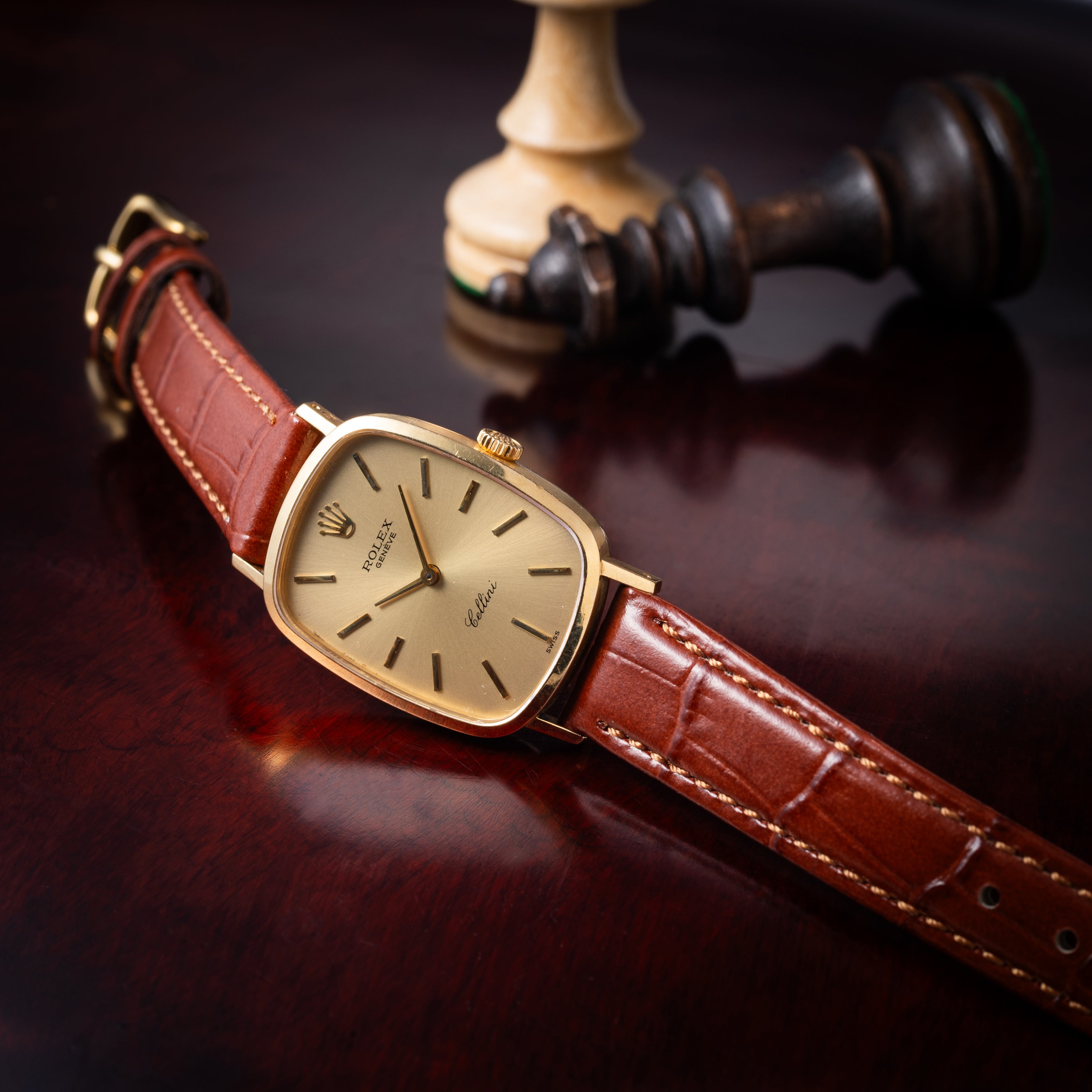 ロレックス チェリーニ 1976年製 手巻き 18KYG Ref.4111