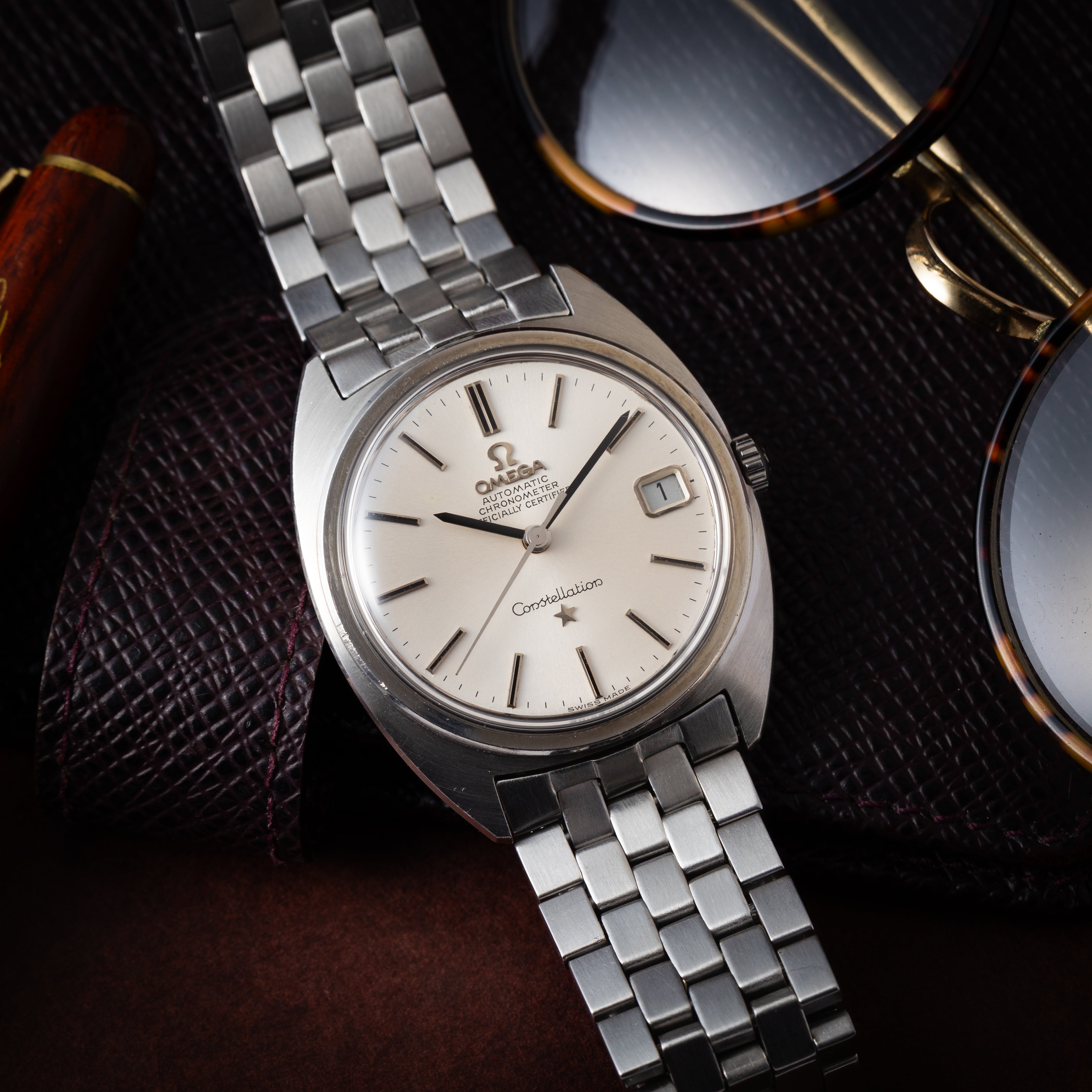 オメガ コンステレーション 1968年製 ジェンタ ブレス付き