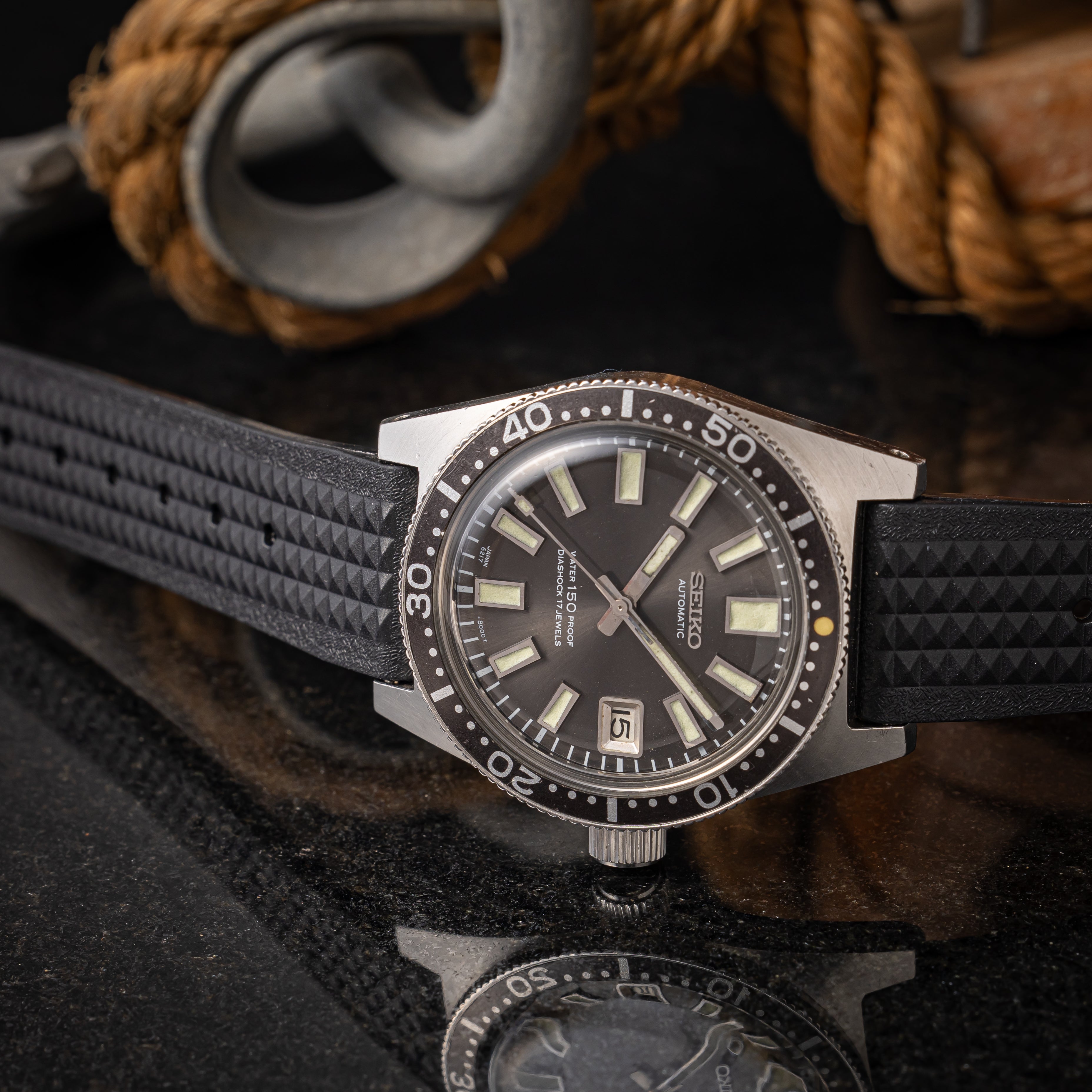 セイコー ダイバー 150m 1967年製 ファーストモデル Ref.6217-8001