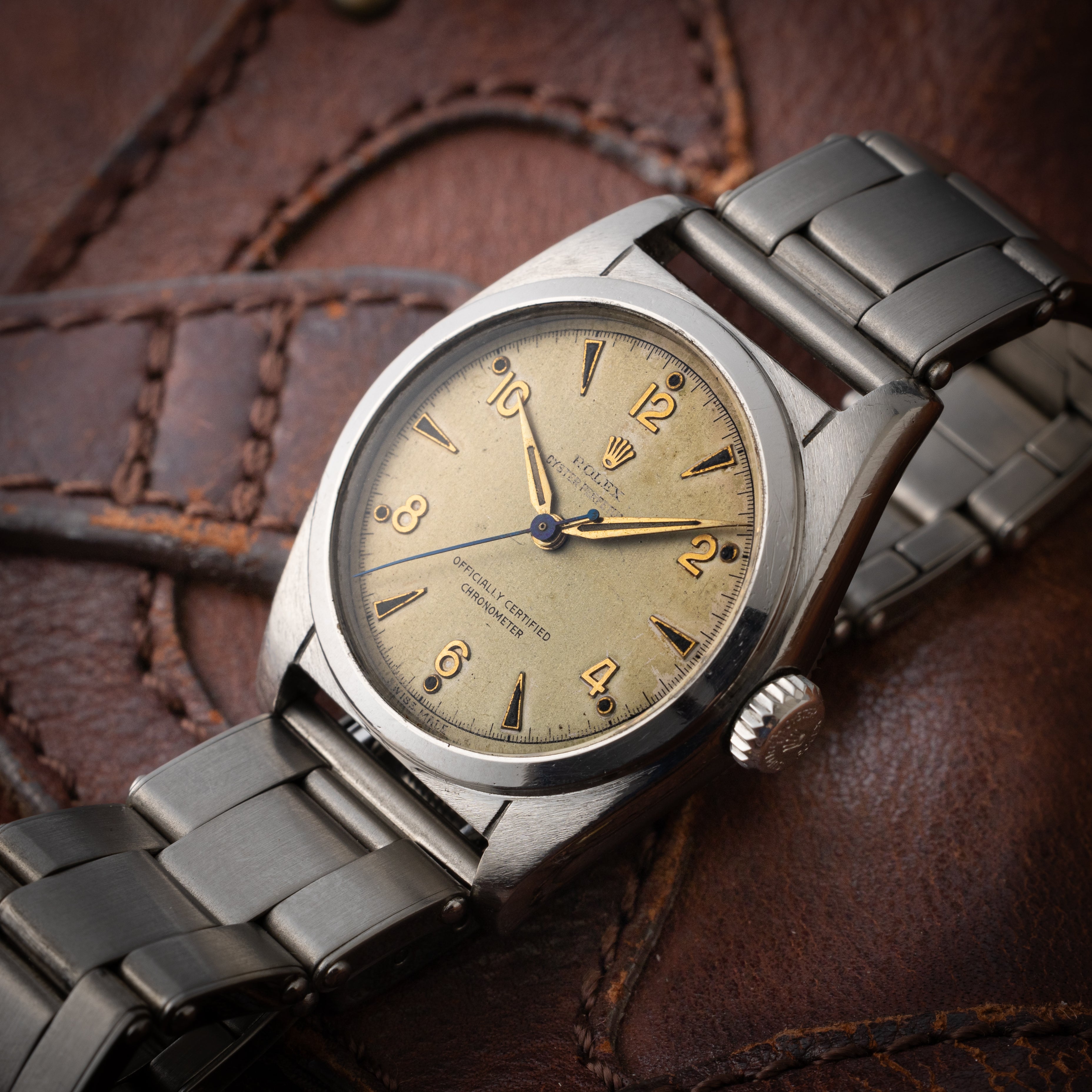 ロレックス バブルバック Ref.6050 1950年製 スーパーオイスターリューズ