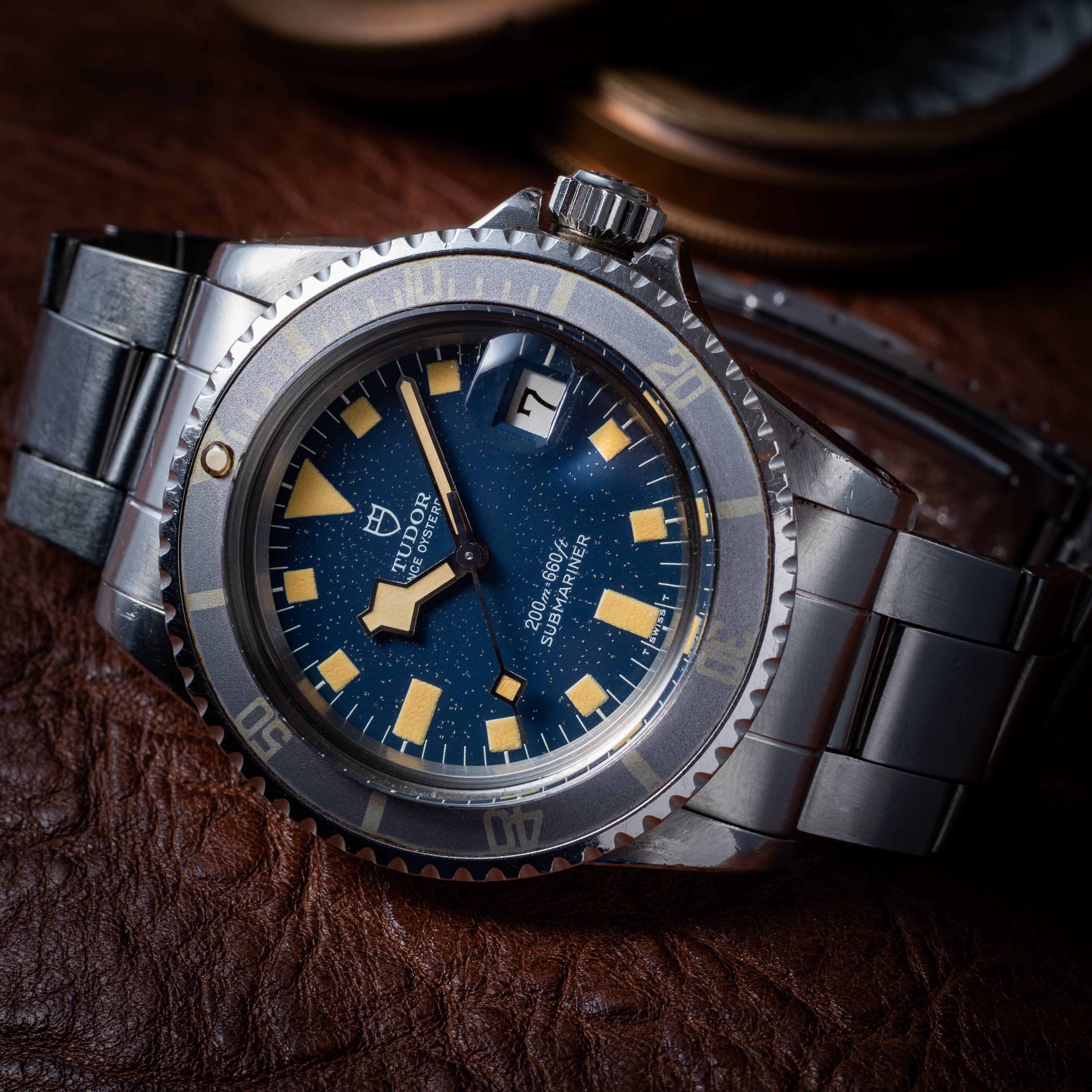 チューダー サブマリーナー 1976年製 スノーフレーク ブルー イカサブ Ref.9411/0