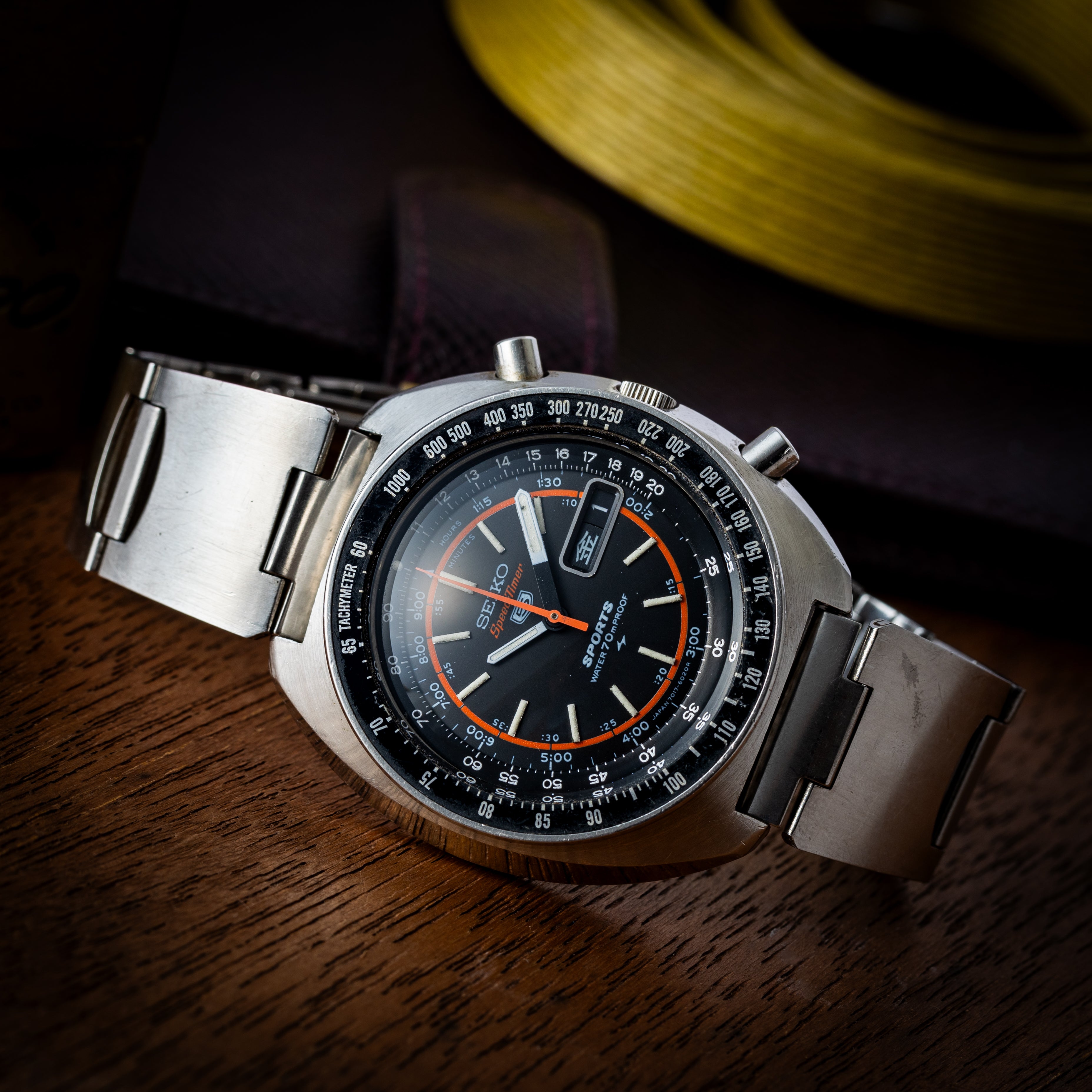 セイコー 5スポーツ 1970年製/昭和45年製 スピードタイマー ラリーメーター