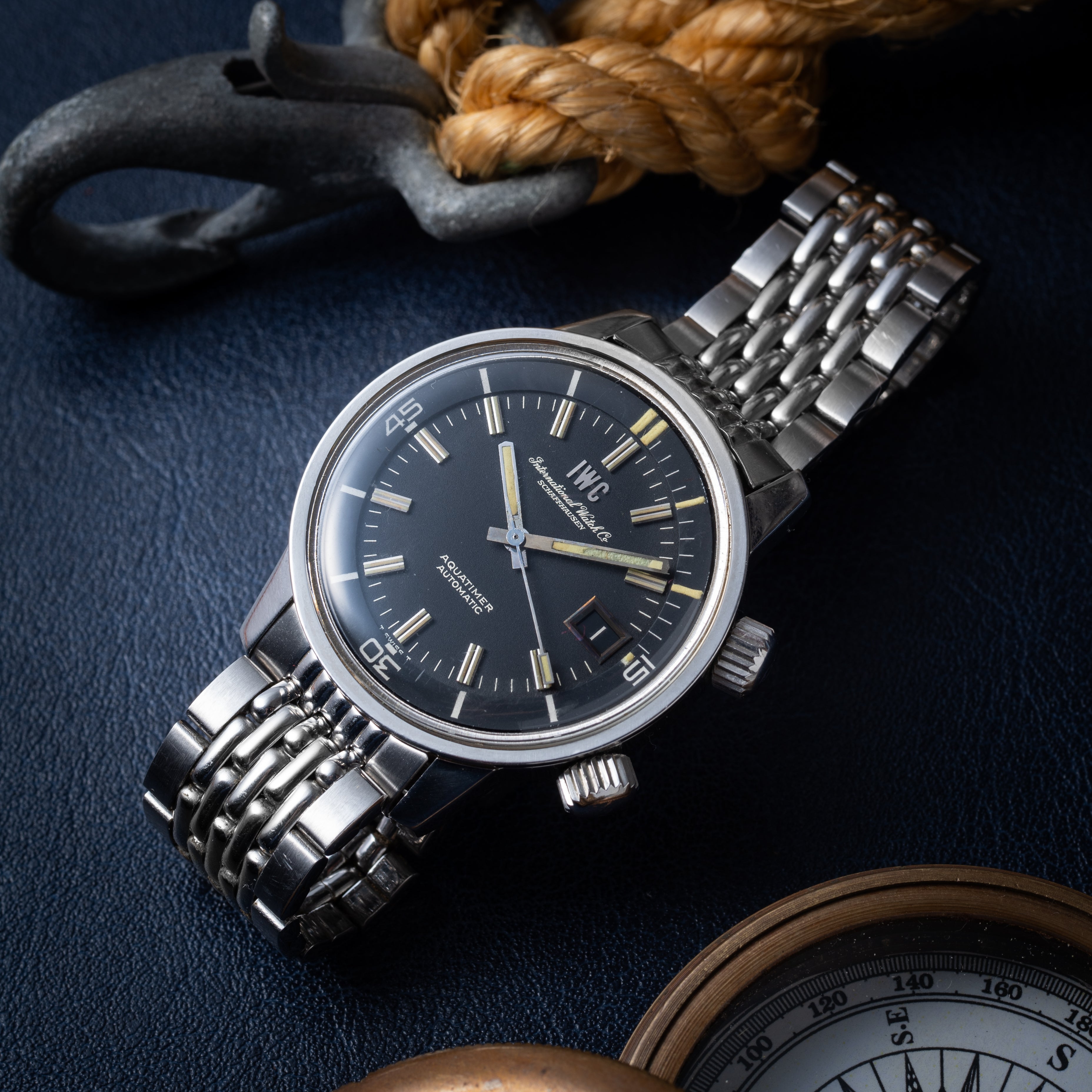 IWC アクアタイマー 純正ゲイフレアブレス 1960年代製