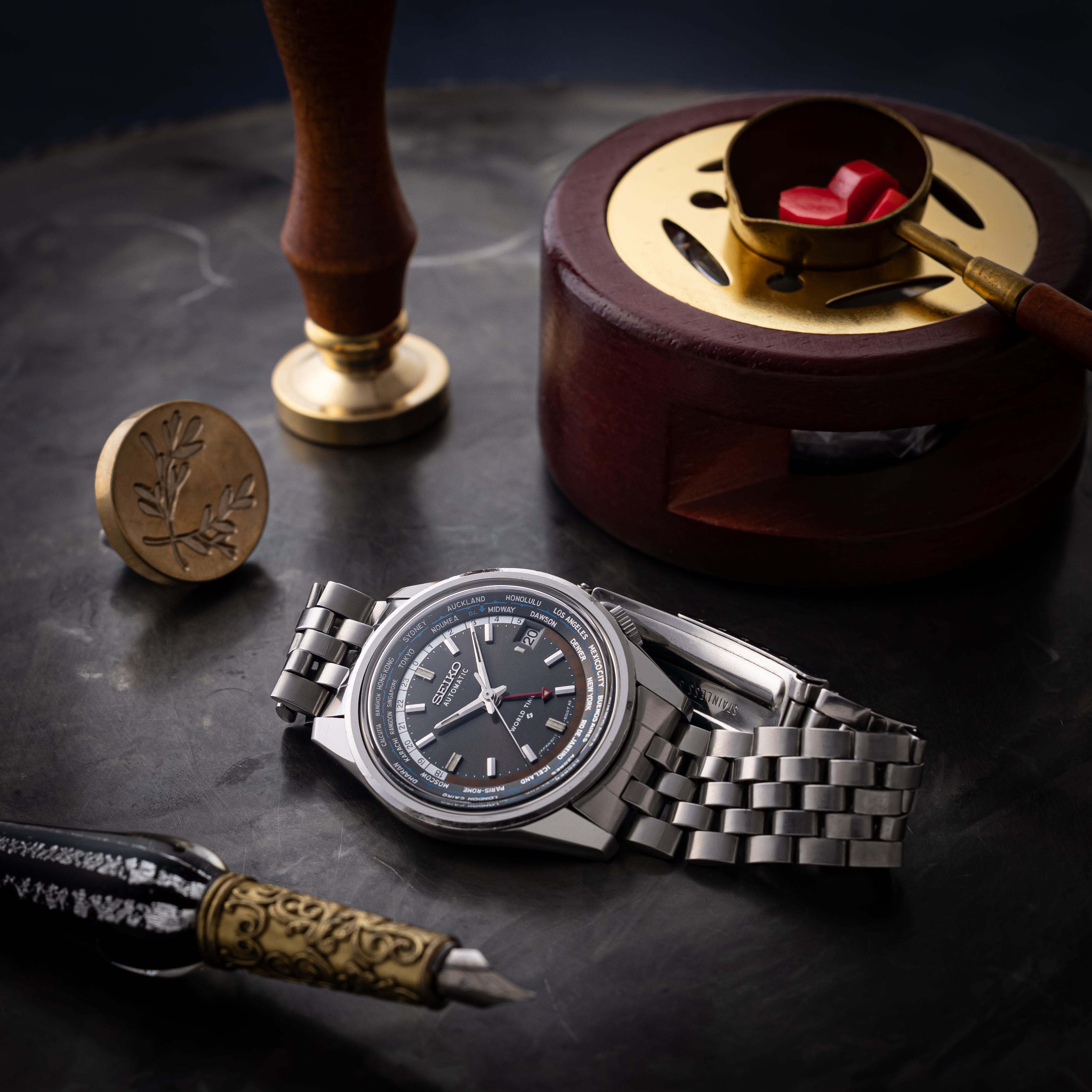 セイコー ワールドタイム 1968年製 Ref.6117-6010