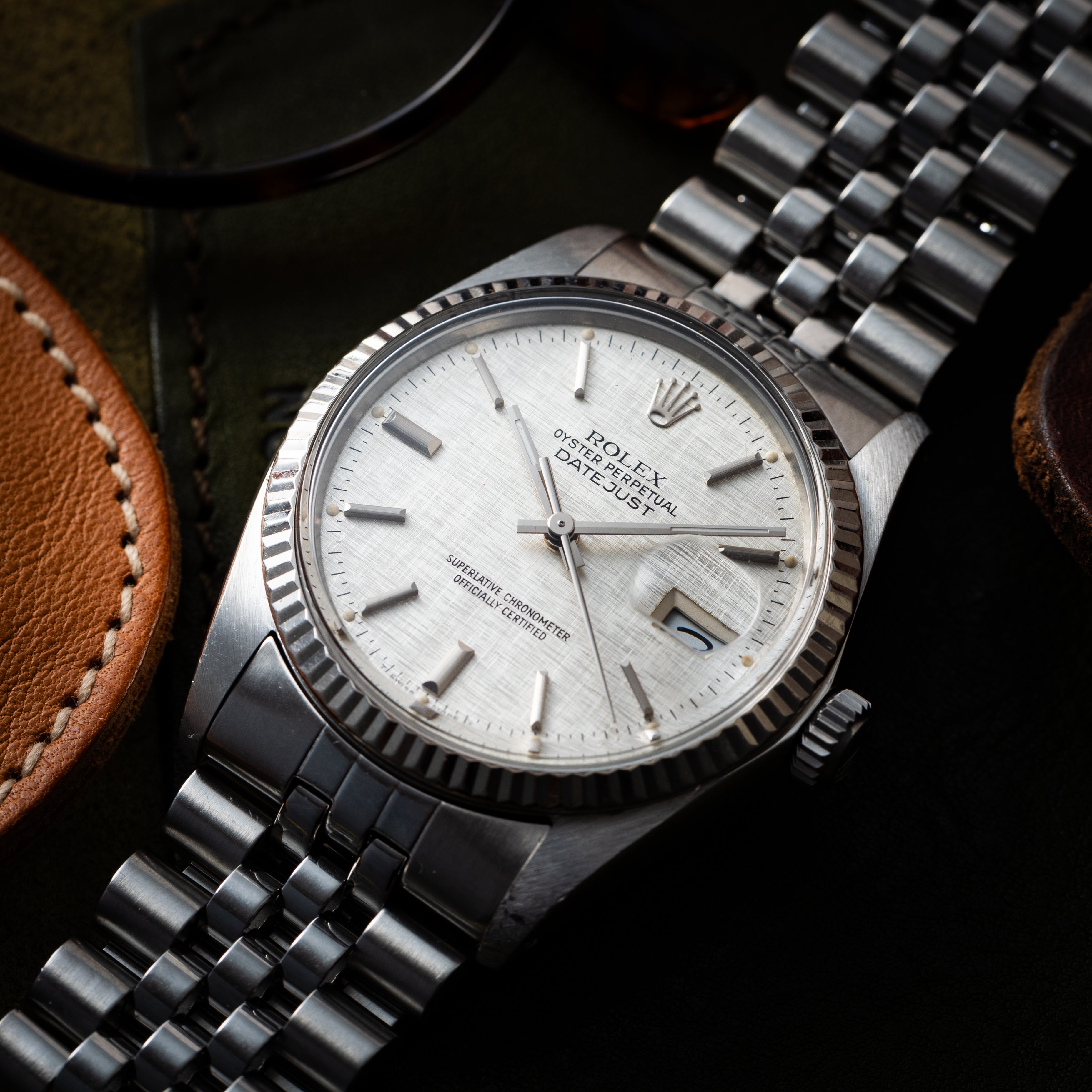 ロレックス デイトジャスト36 1987年～1988年製 Ref.16014 リネンダイヤル 国際サービス保証書付き