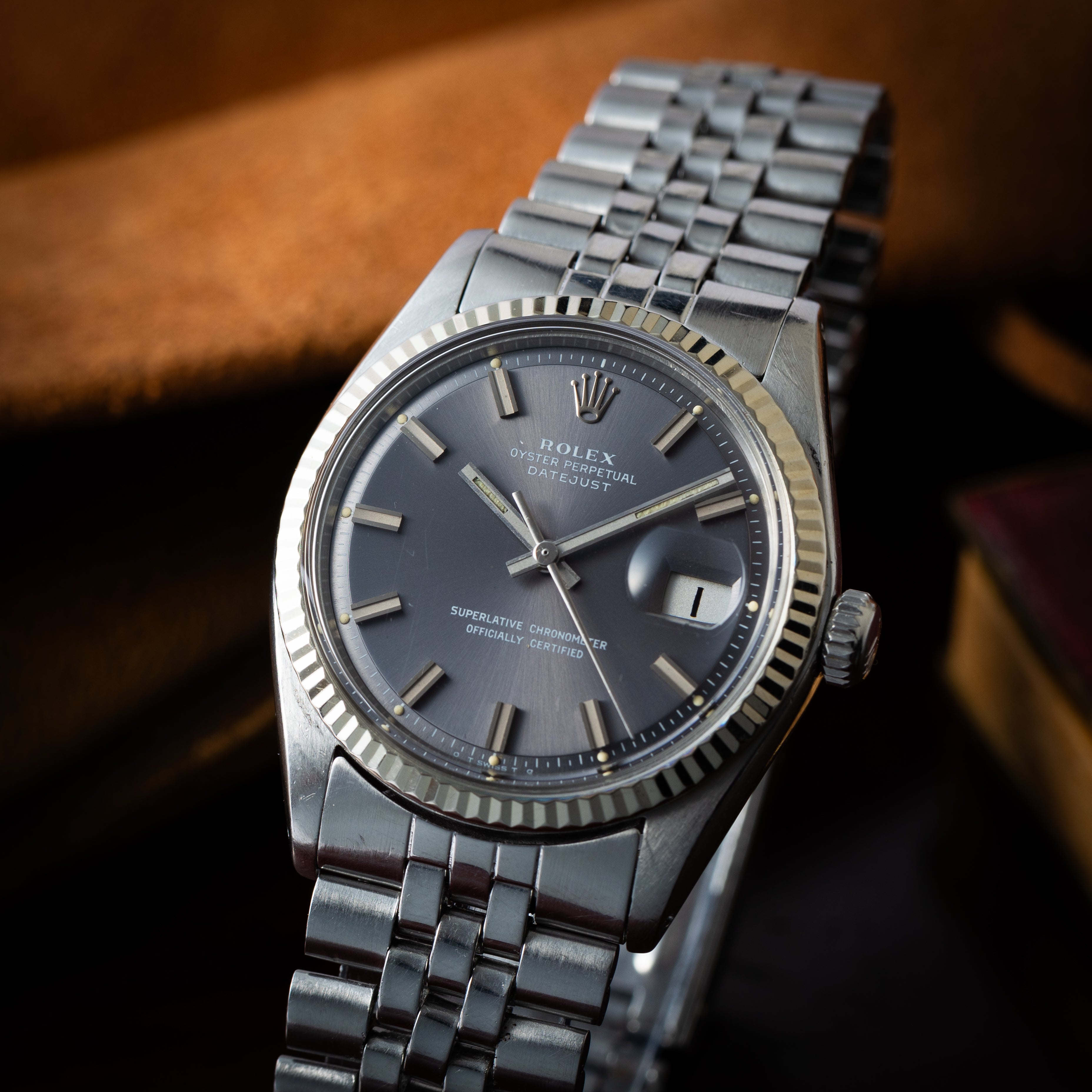 ロレックス デイトジャスト 1972年製 Ref.1601 グレーダイヤル