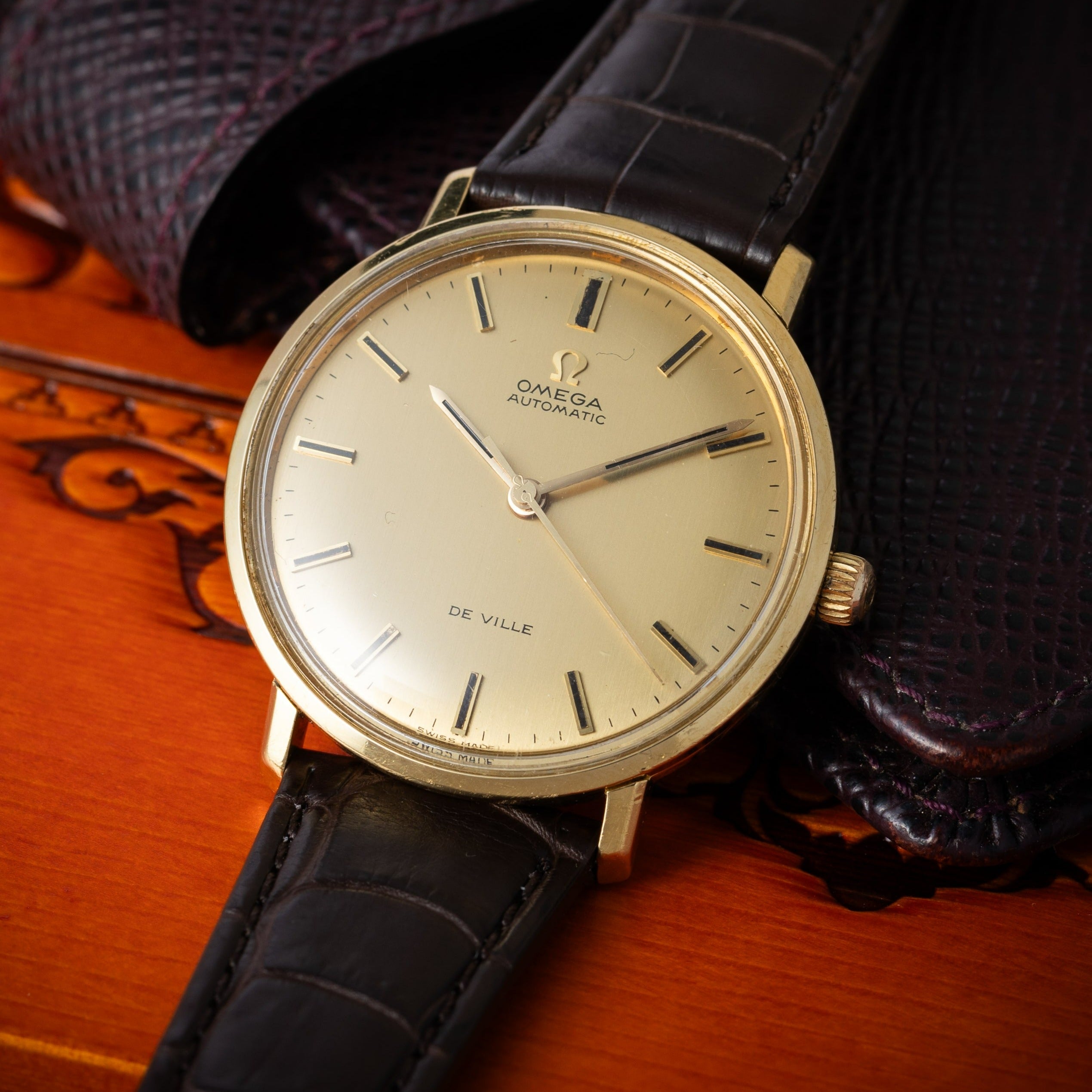 オメガ デ・ヴィル 18金無垢ラウンドケース オートマチック 1960年代  Ref.165.033