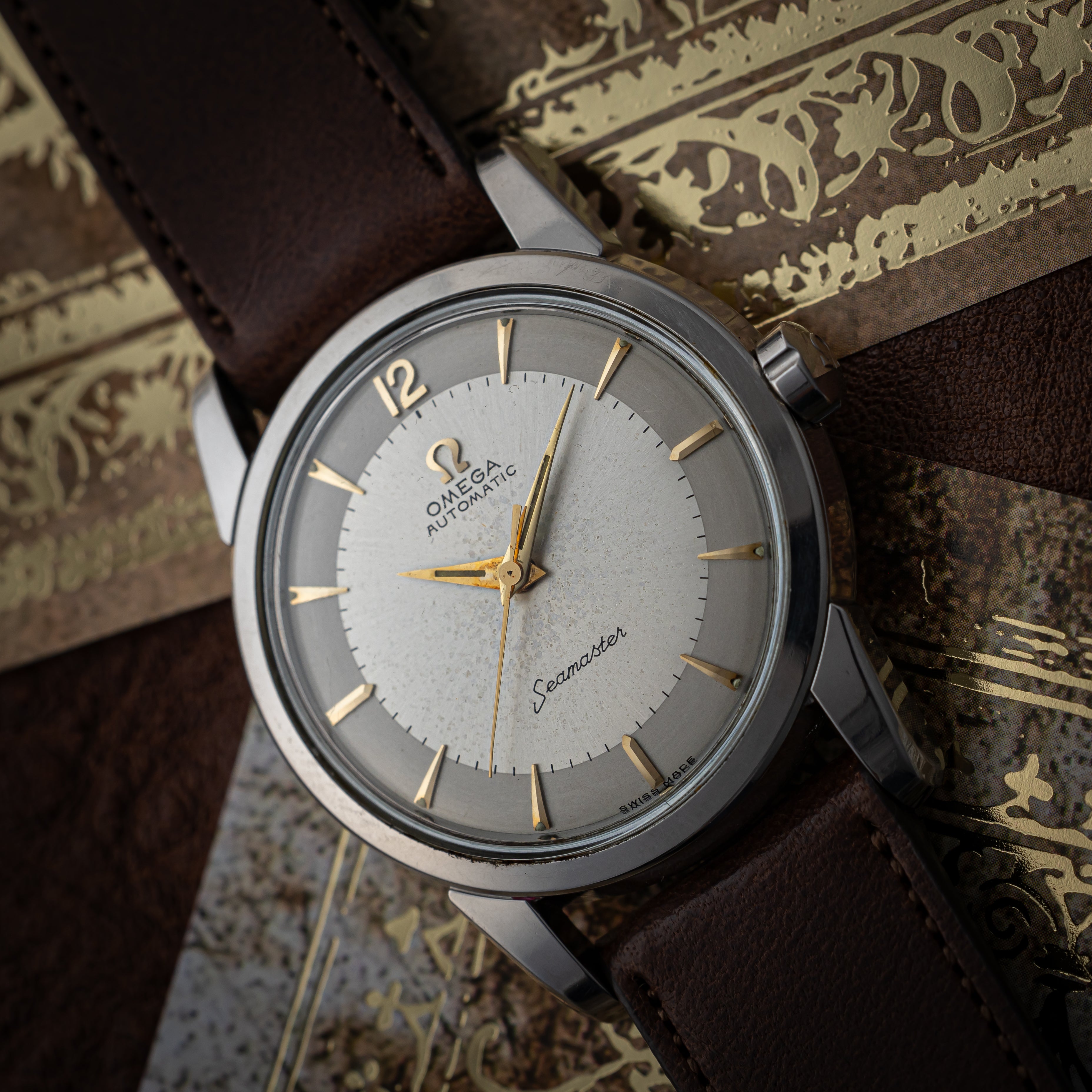 オメガ シーマスター ハーフローター 1954年製 ツートーンダイヤル Ref.2767-6 SC