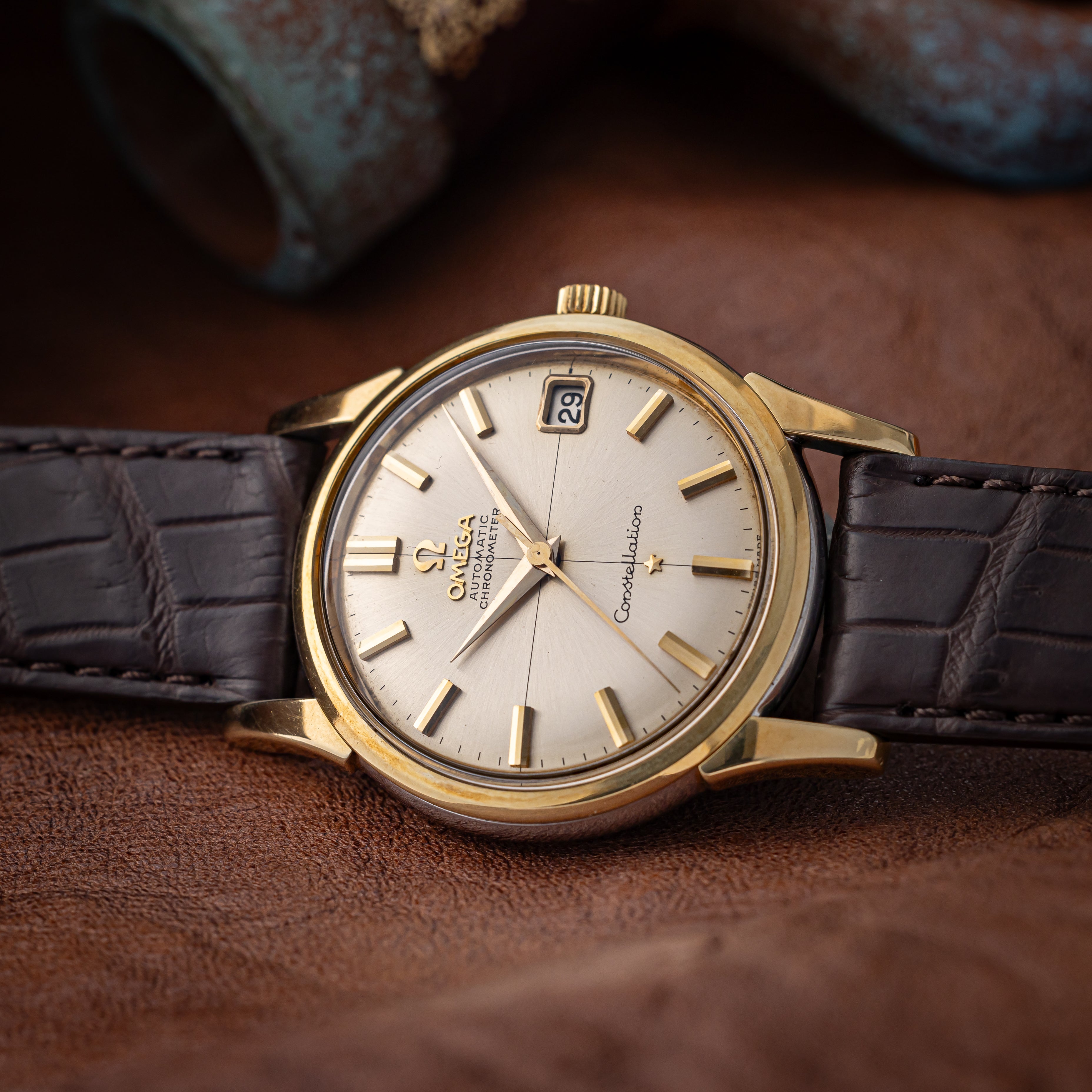 オメガ コンステレーション 1960年製（昭和35年製） トップゴールド Cal.561 Ref.14393-8-SC