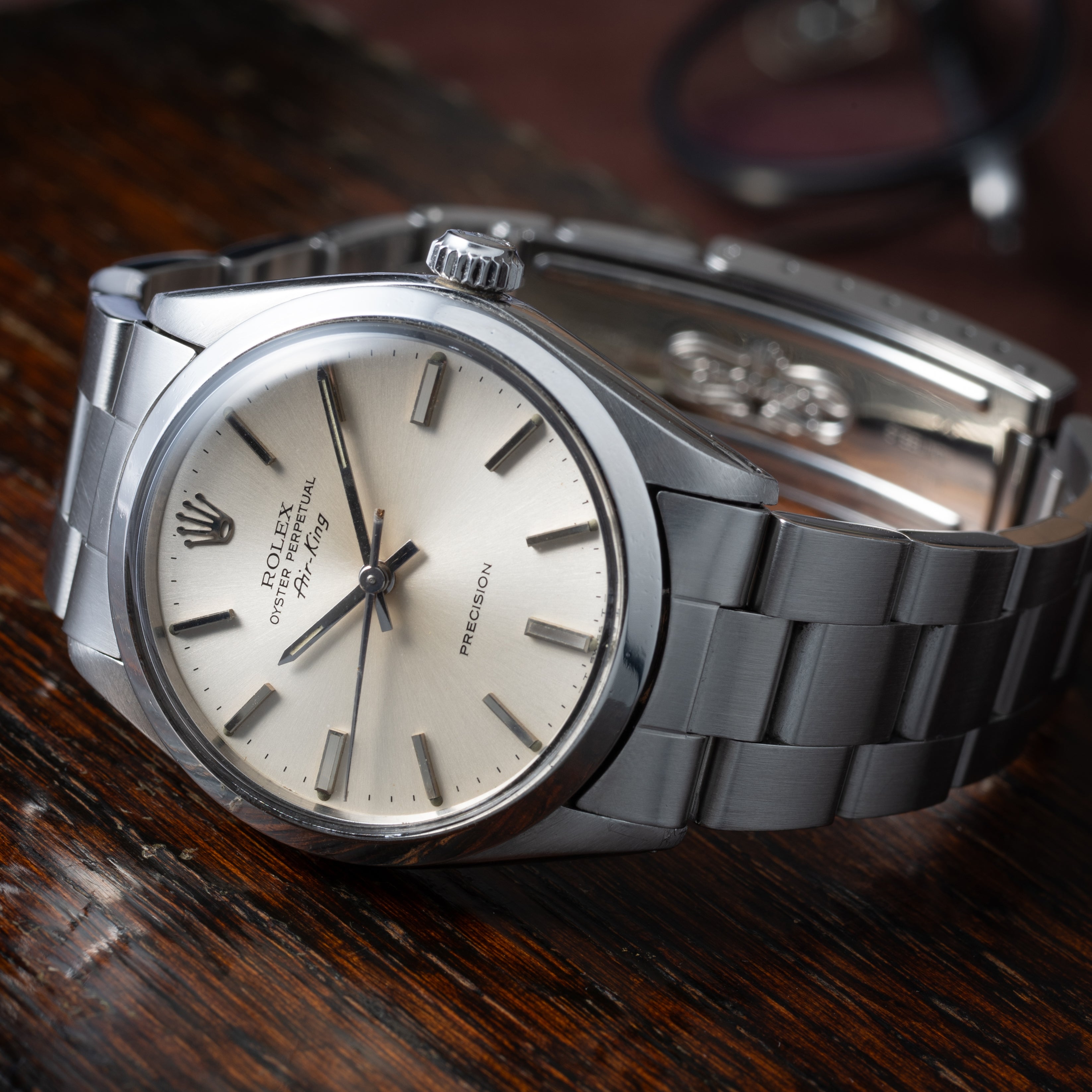 ロレックス エアキング 1981年製 Ref.5500 シルバーダイヤル