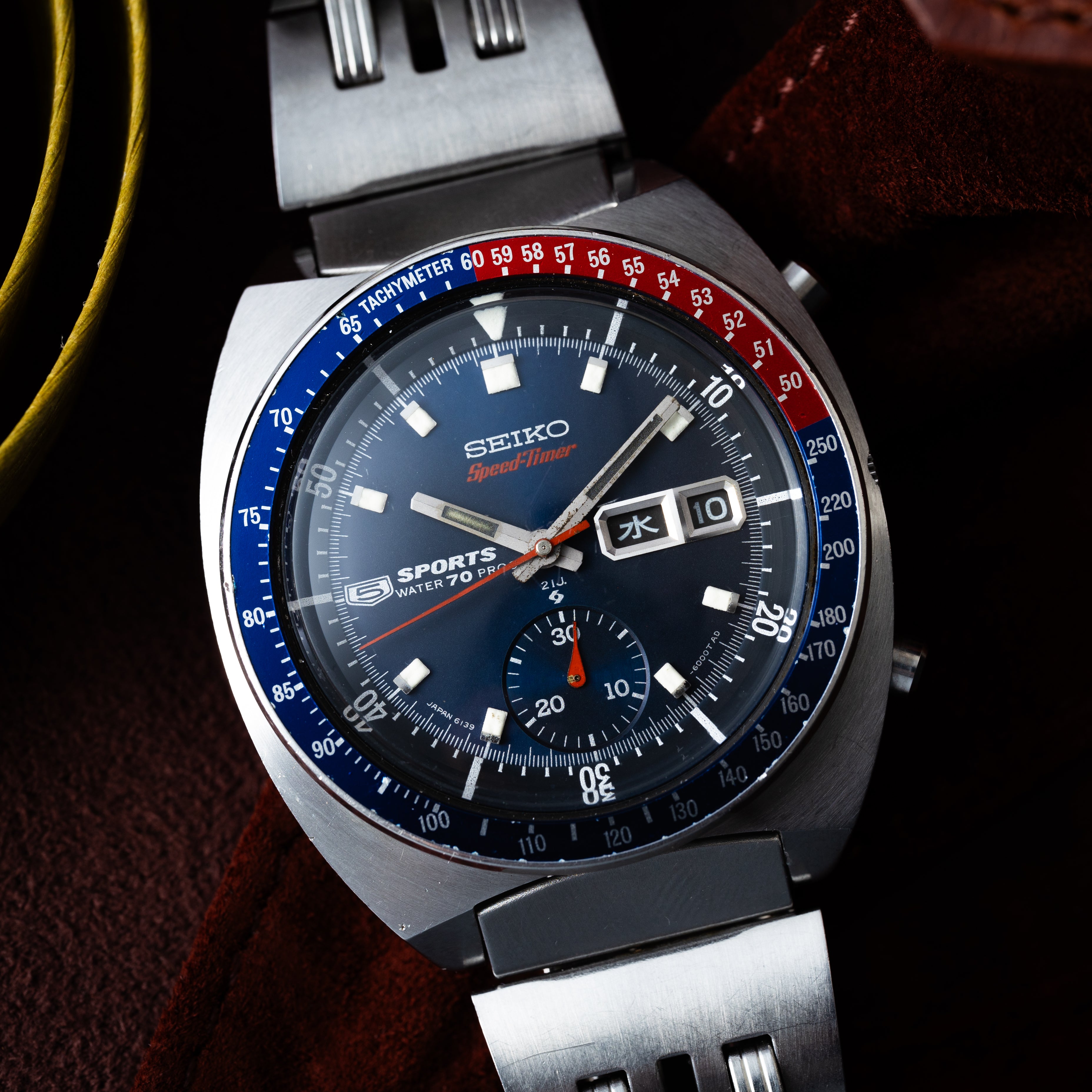 セイコー 1969年製 5スポーツ スピードタイマー Ref.6139-6000 クロノグラフ 冊子付き