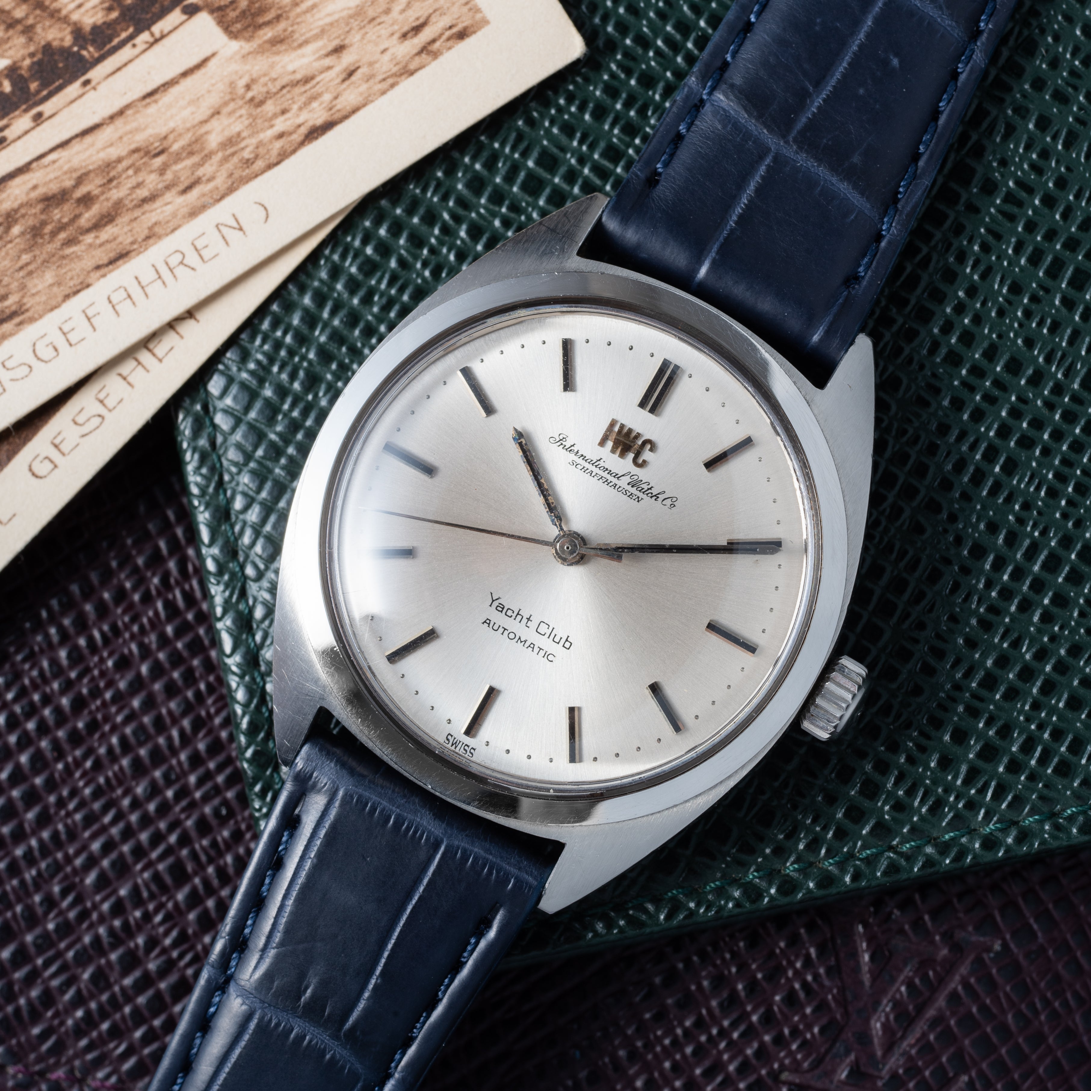 IWC ヨットクラブ 1973年製 Ref.811 ノンデイト Cal.854B 純正尾錠付き