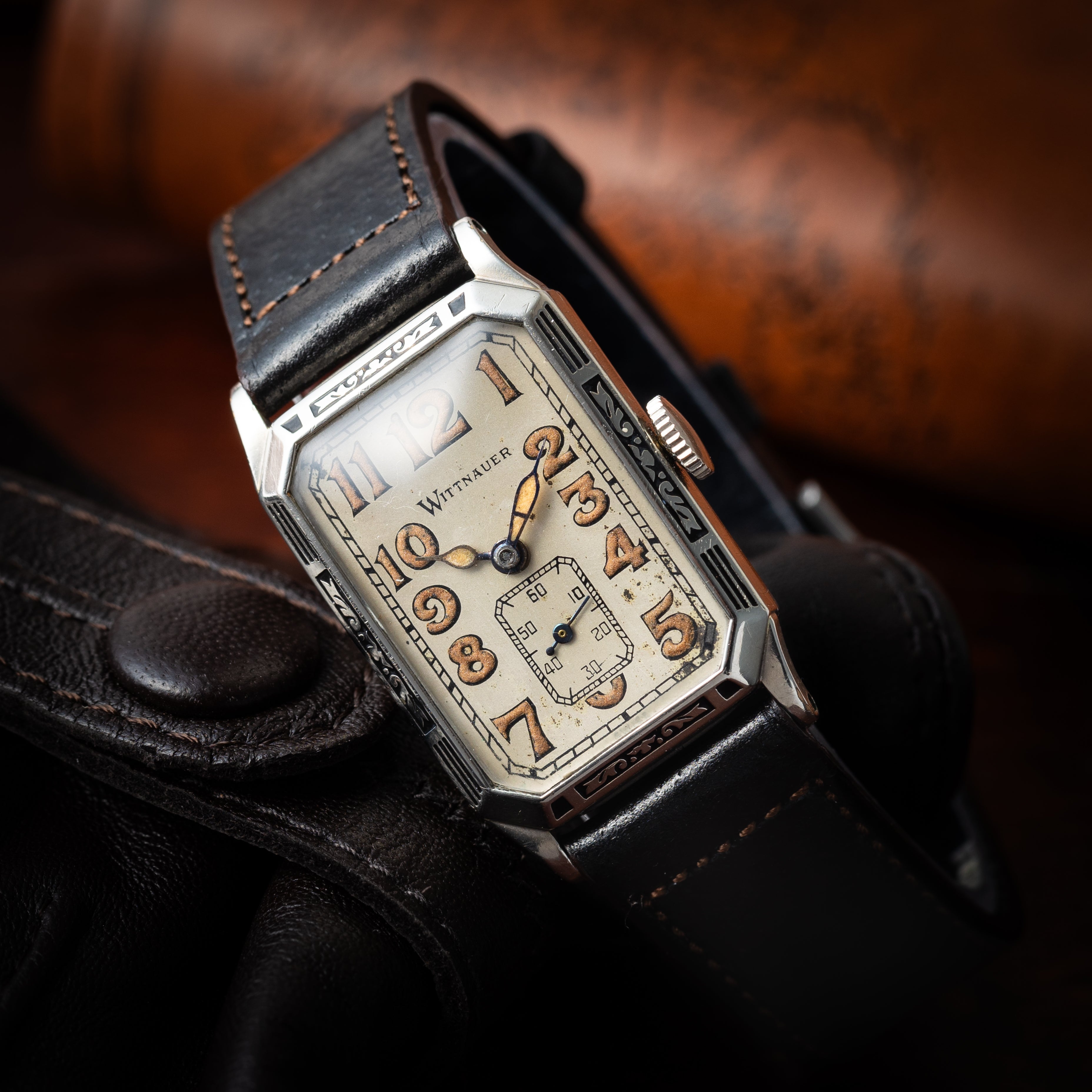 ウィットナー レクタンギュラー 14KGF 手巻き 1930年代