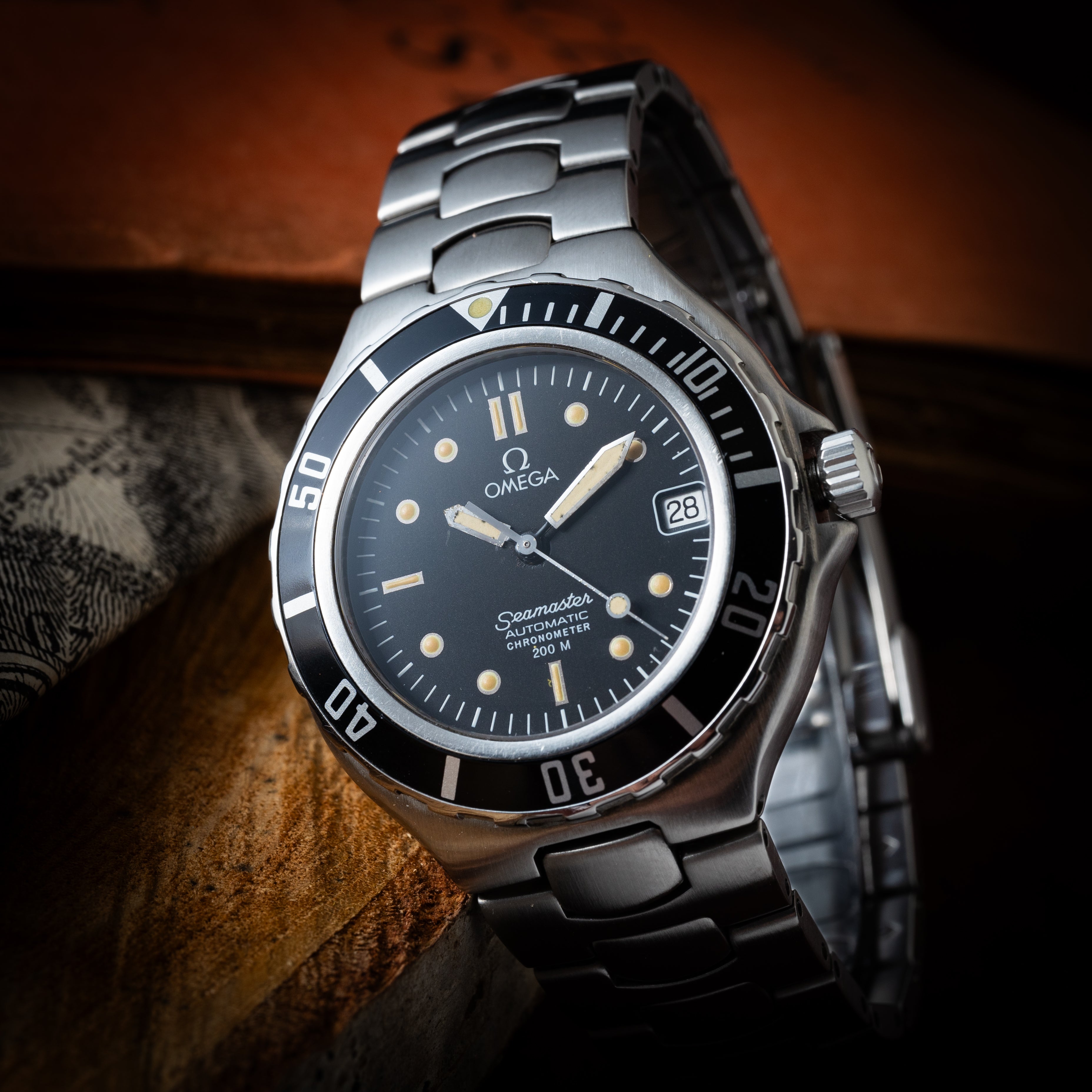 オメガ シーマスター200m プレボンド 1988年製 Ref.368.1062 ジェンタデザイン