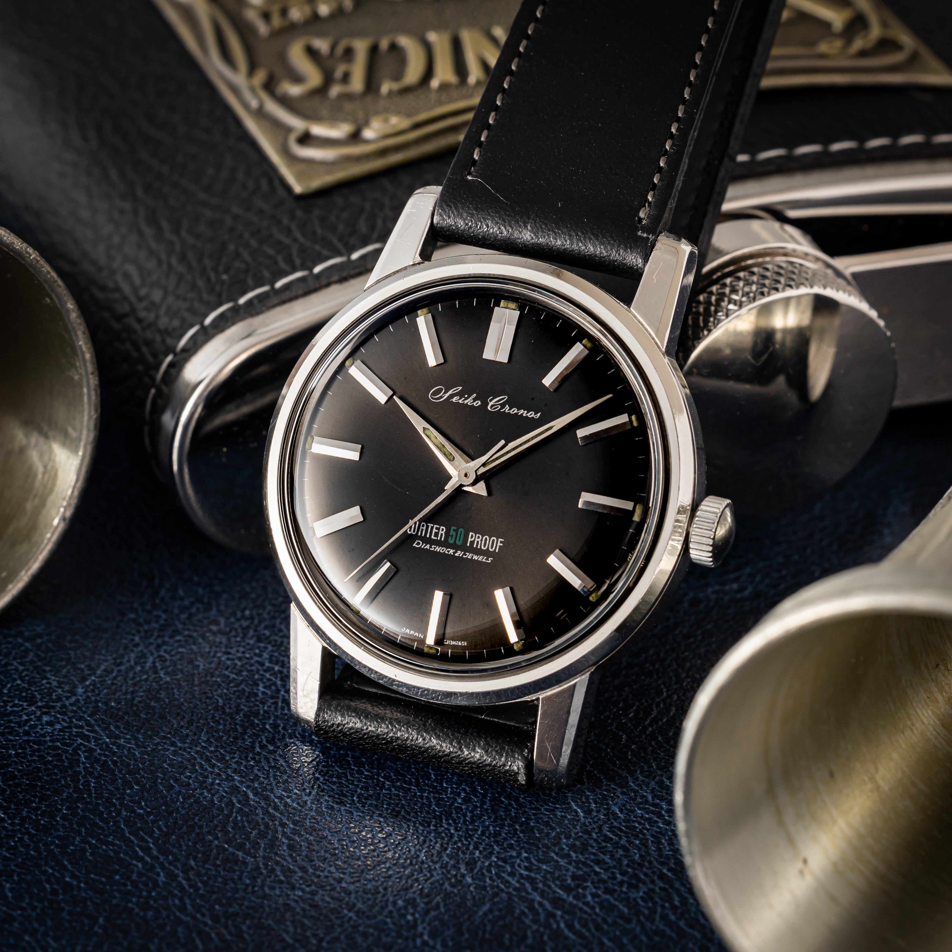 セイコー クロノス 1962年製 Ref.J13046 50m防水ケース