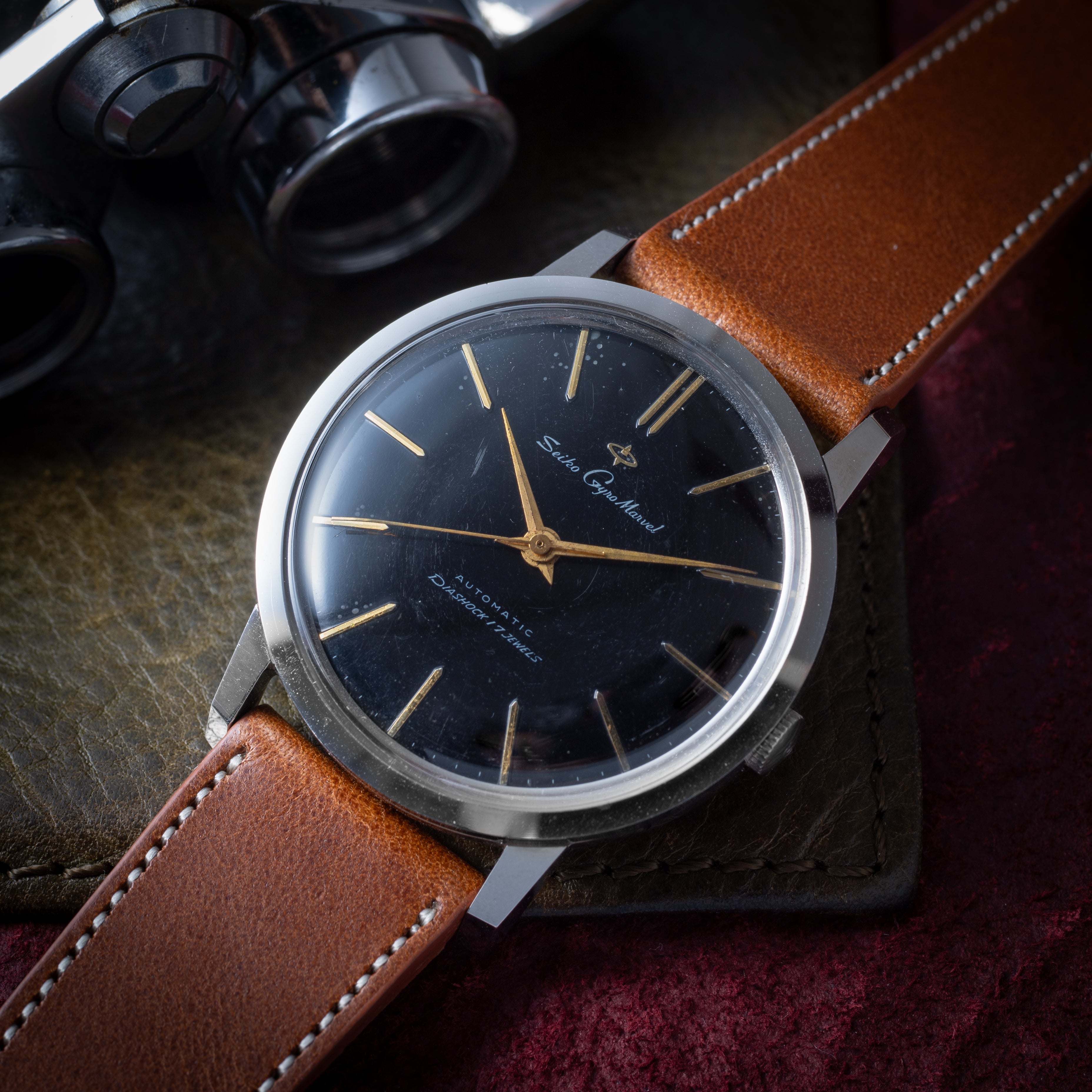 セイコー ジャイロマーベル 1962年製 ブラックダイヤル Ref.14081