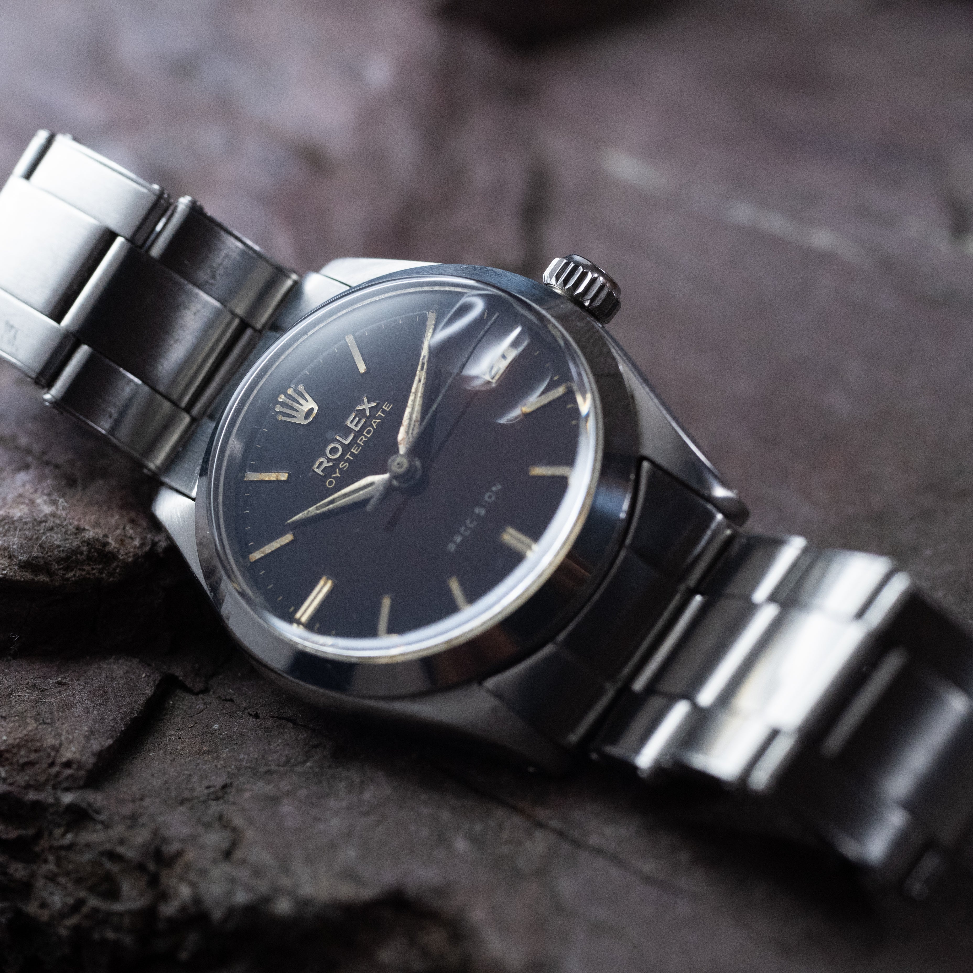 ロレックス オイスターデイト  1957年製 ブラウンミラー Ref.6466