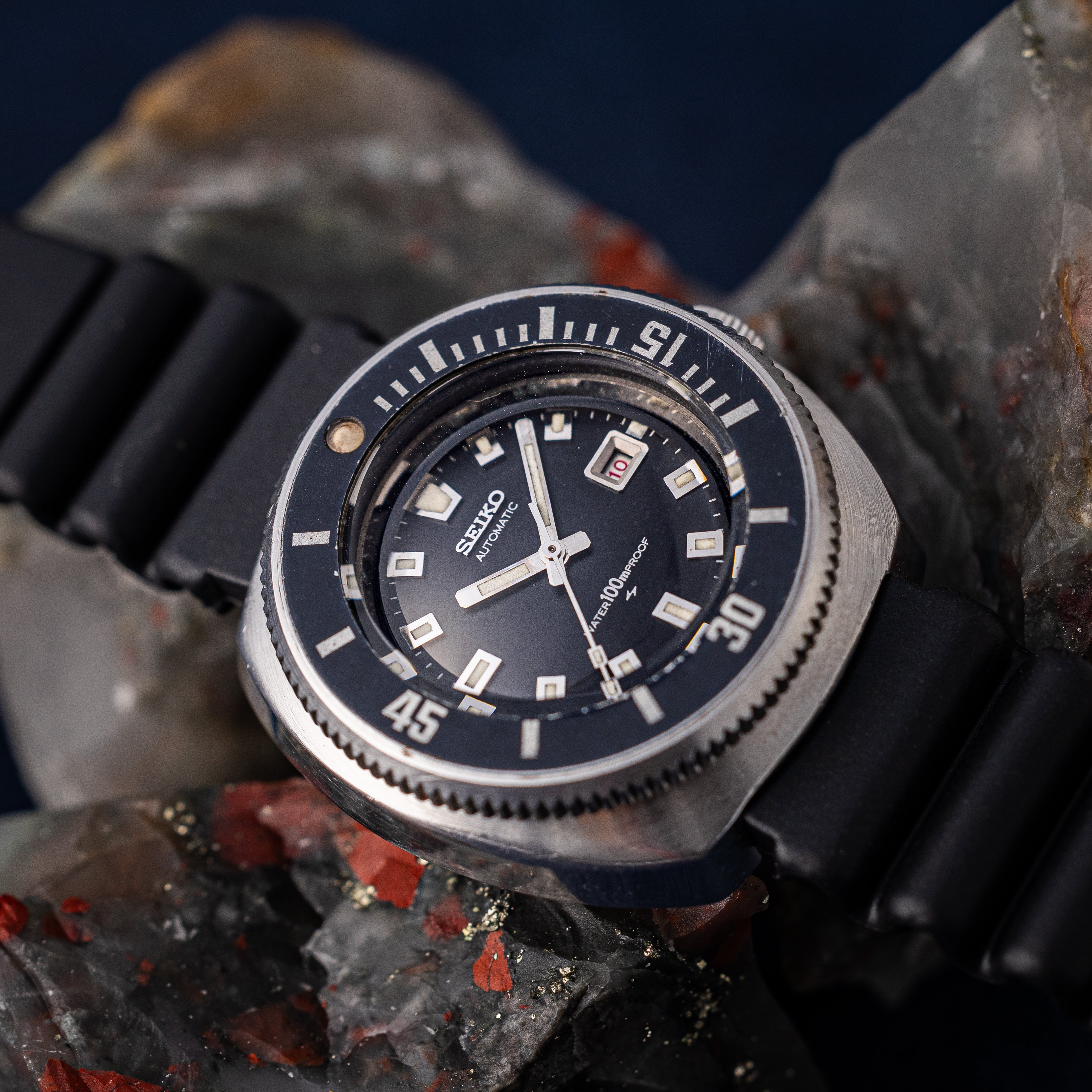 セイコー ダイバー 100m レディース 1968年製 ワンピースケース Ref.2517-0320