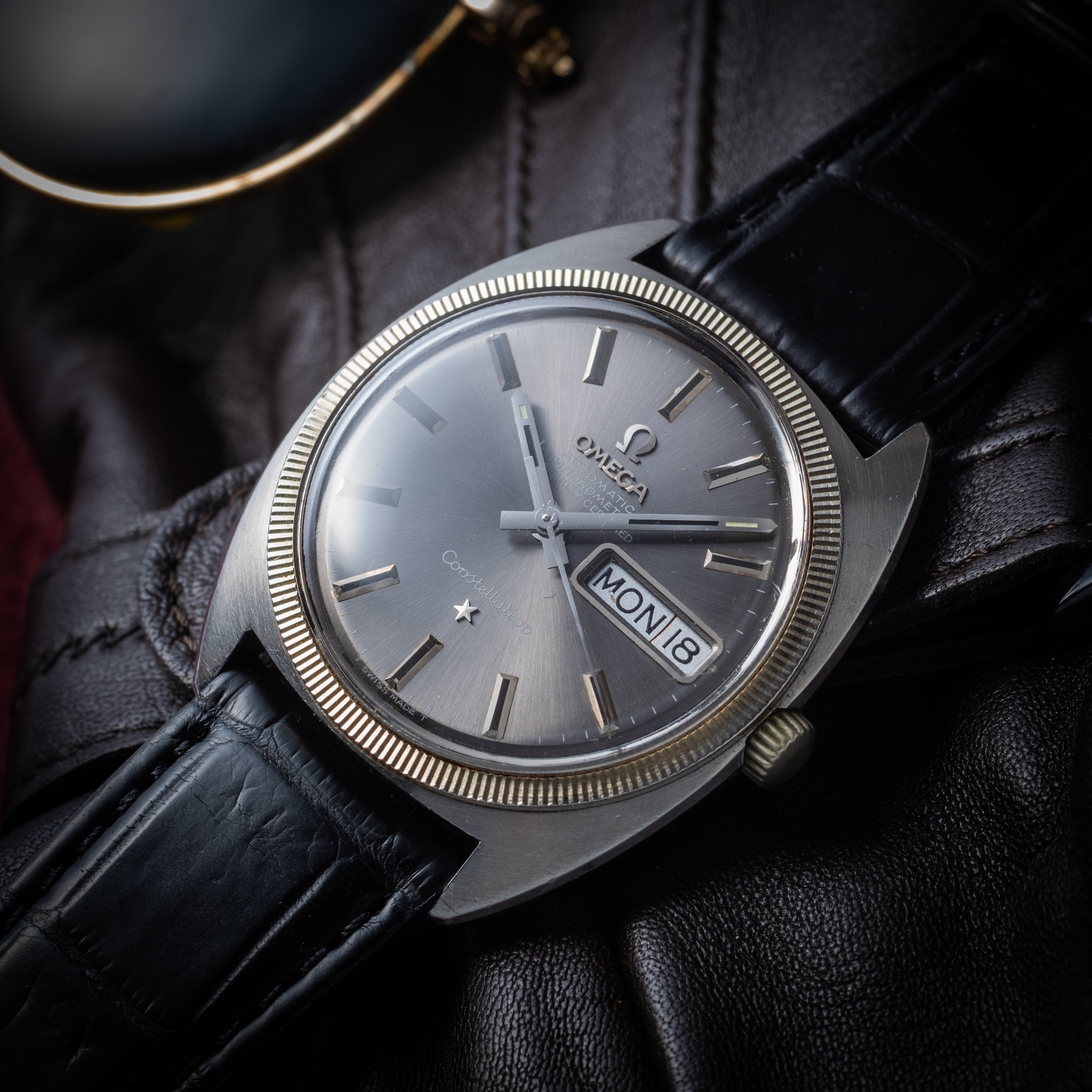 オメガ コンステレーション 1969年製 Ref.168.029 オリジナルグレーダイヤル WGベゼル