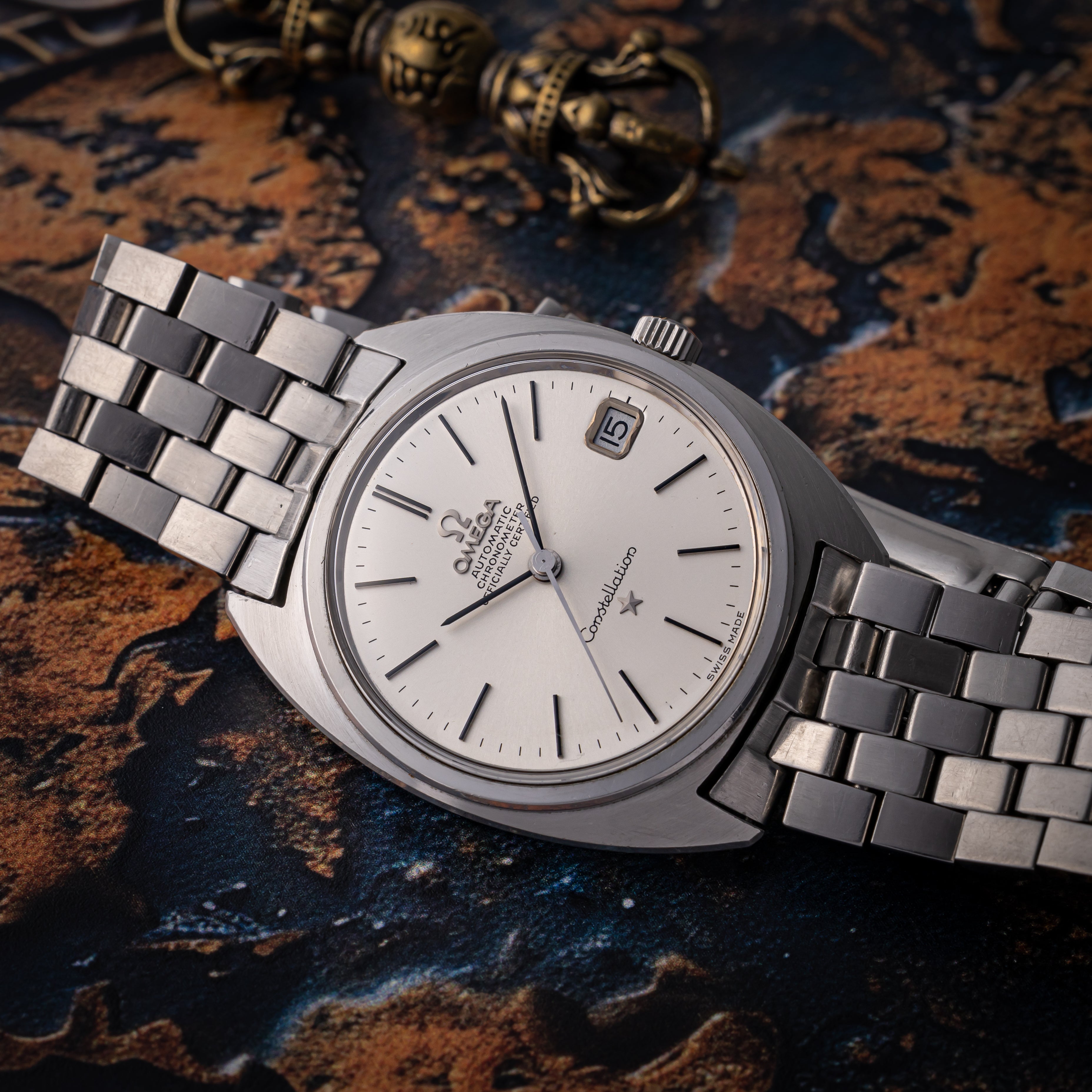 オメガ コンステレーション 1967年製 クロノメーター ジェンタ ブレス付き