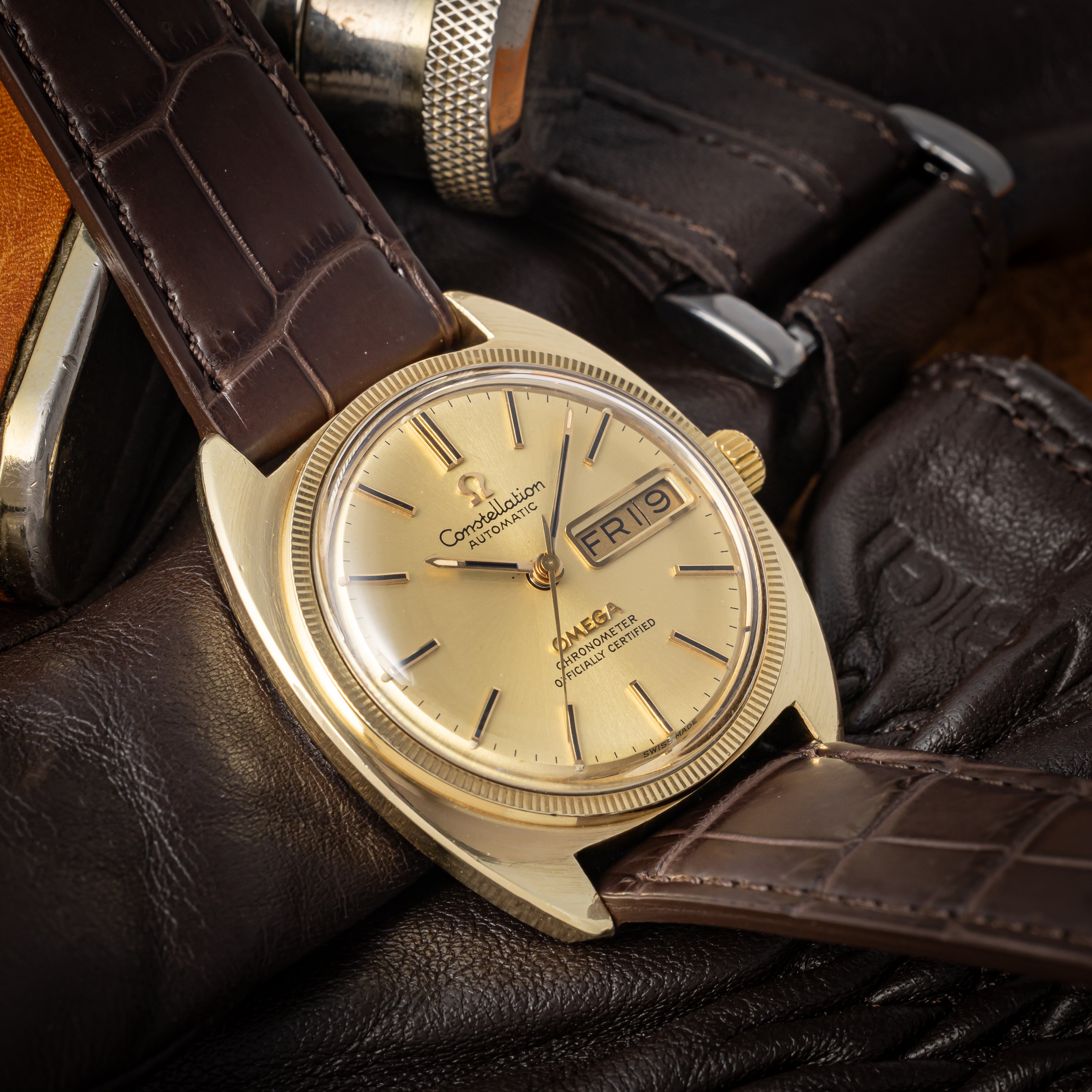 オメガ コンステレーション ジェンタデザイン 1970年製/昭和45年製 トップゴールド Ref.168.029