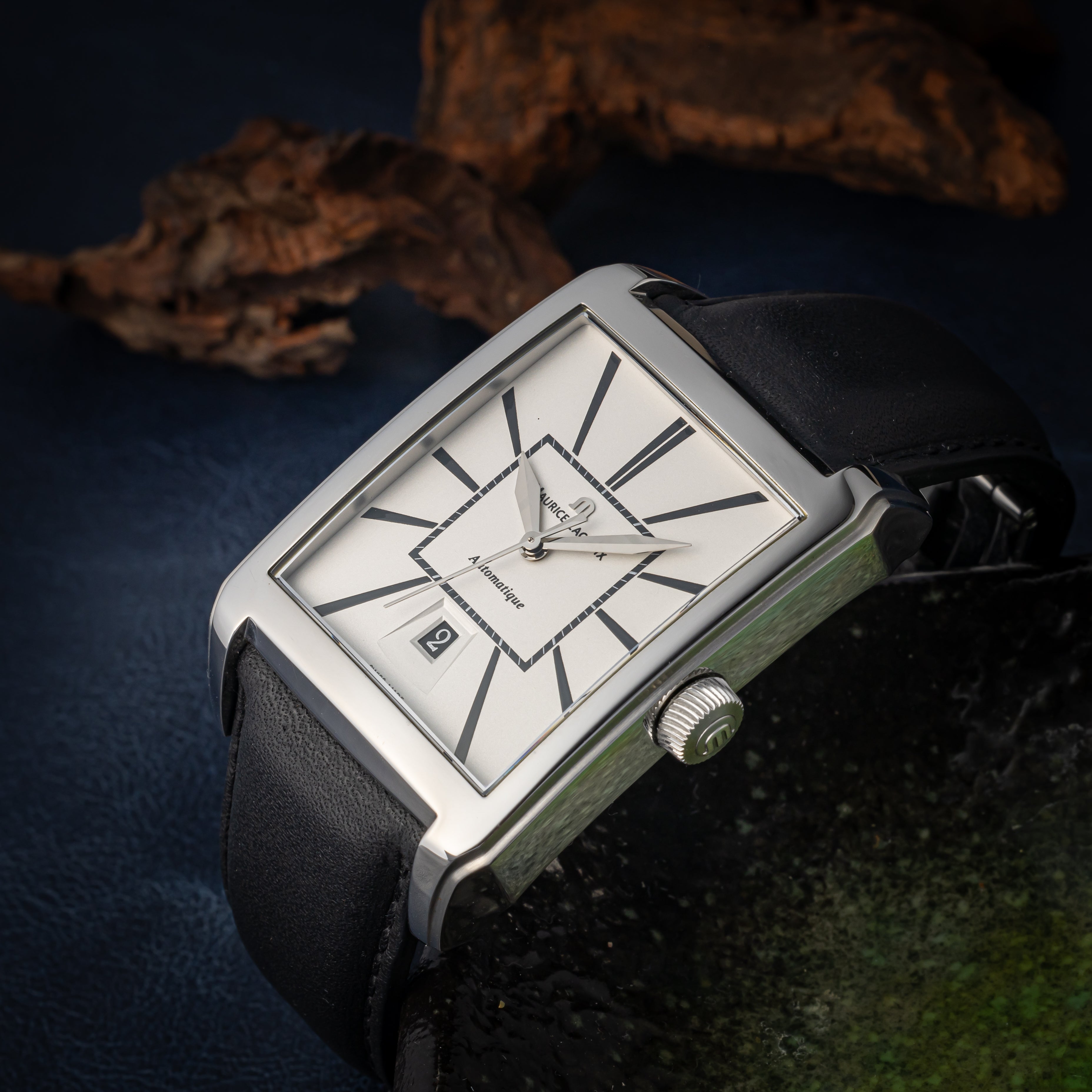 モーリス ラクロア ポントス 角型 裏スケルトン 2000年代