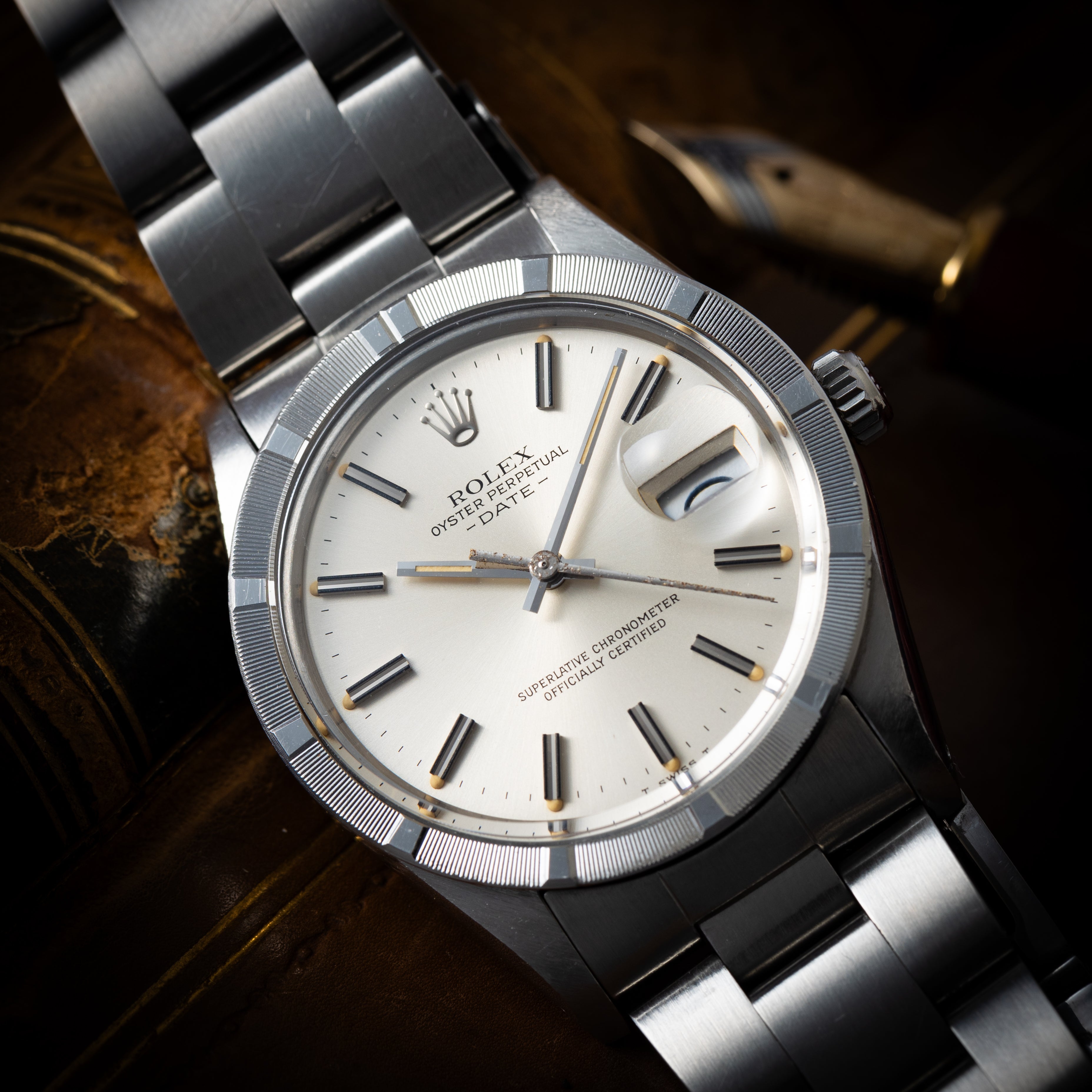 ロレックス 1983年製 オイスターパーペチュアルデイト Ref.15010 箱、タグ付き