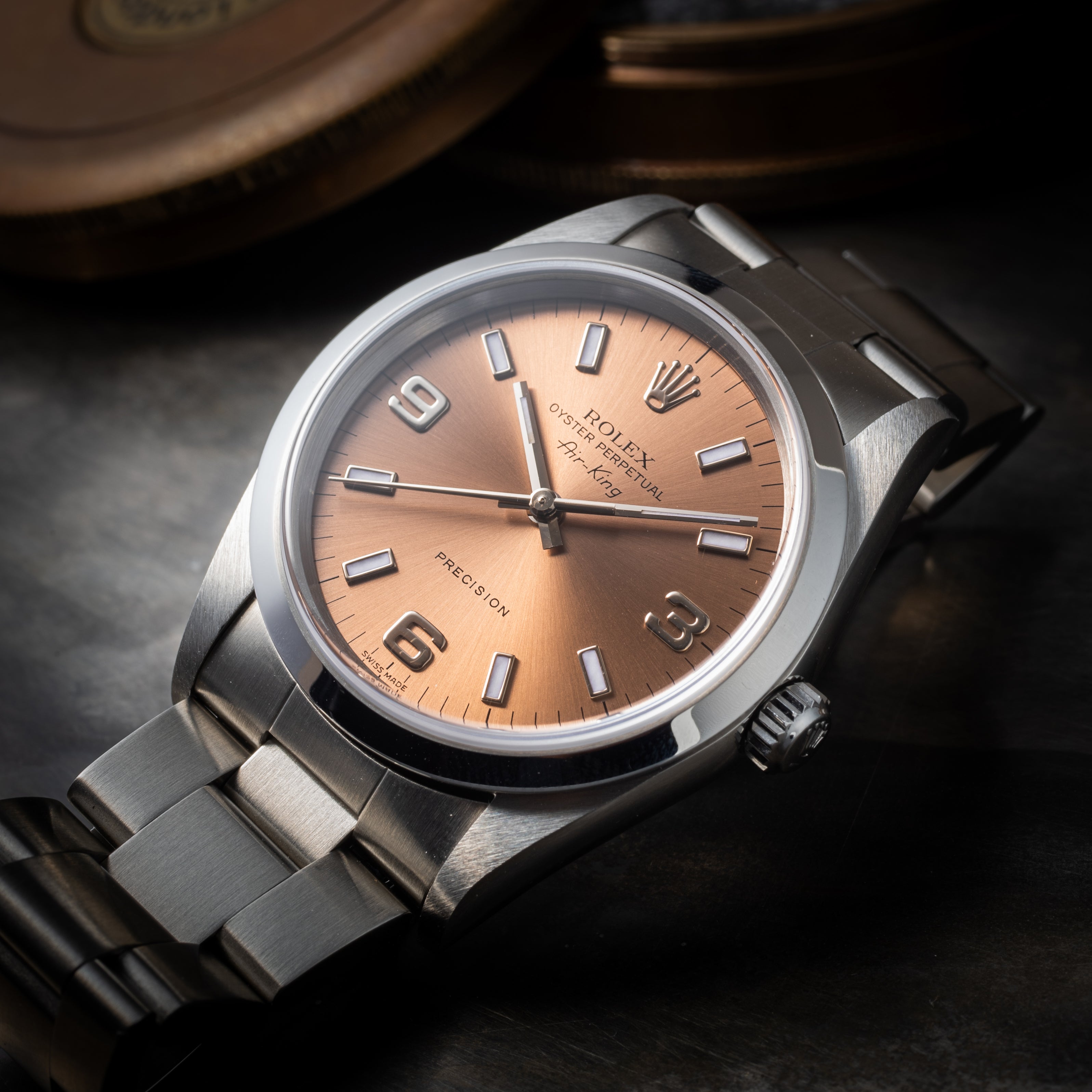 ロレックス エアキング 1999年製 Ref.14000 ピンクダイヤル