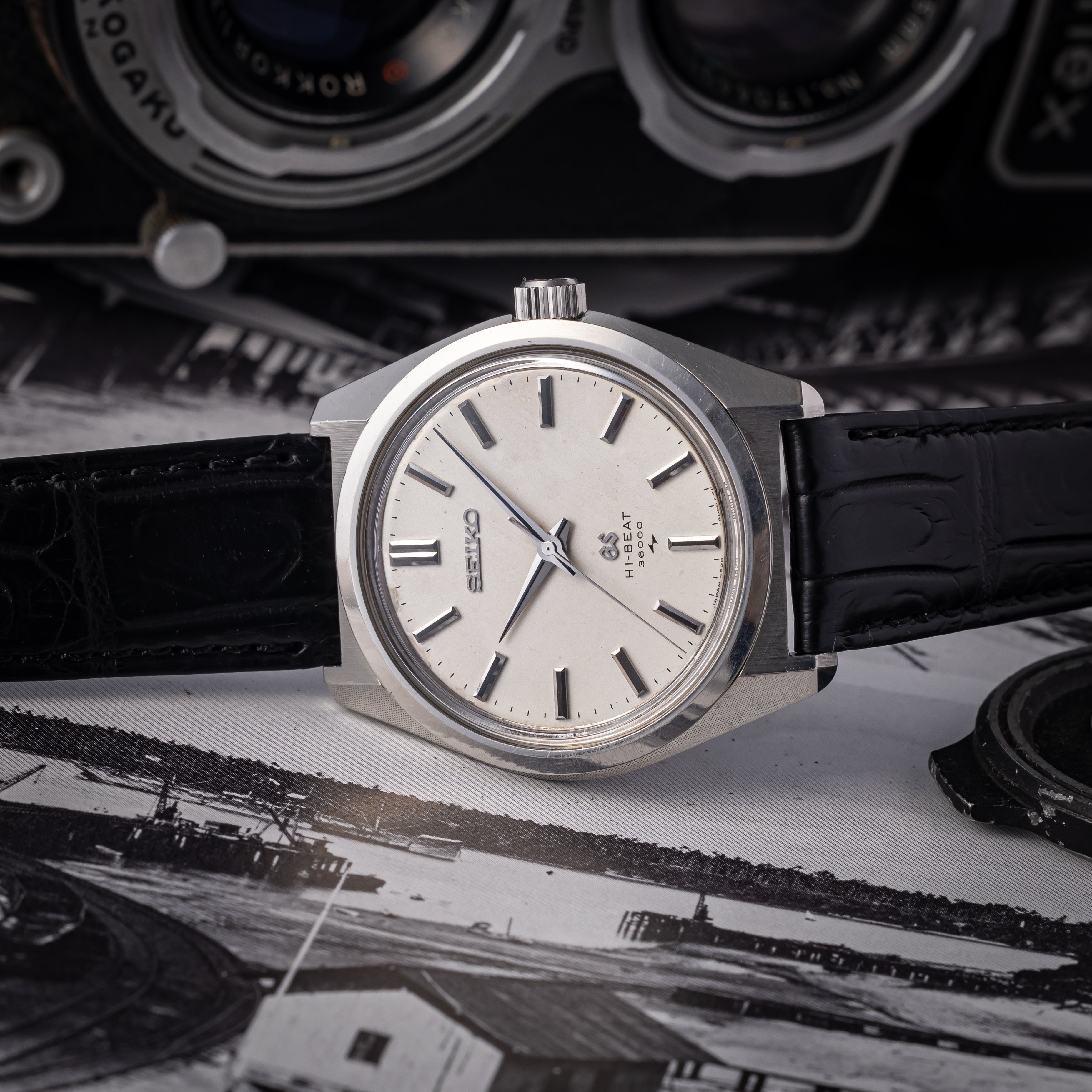 グランドセイコー ハイビート 36000 1969年製 45GS Ref.4520-8000 純正尾錠付き