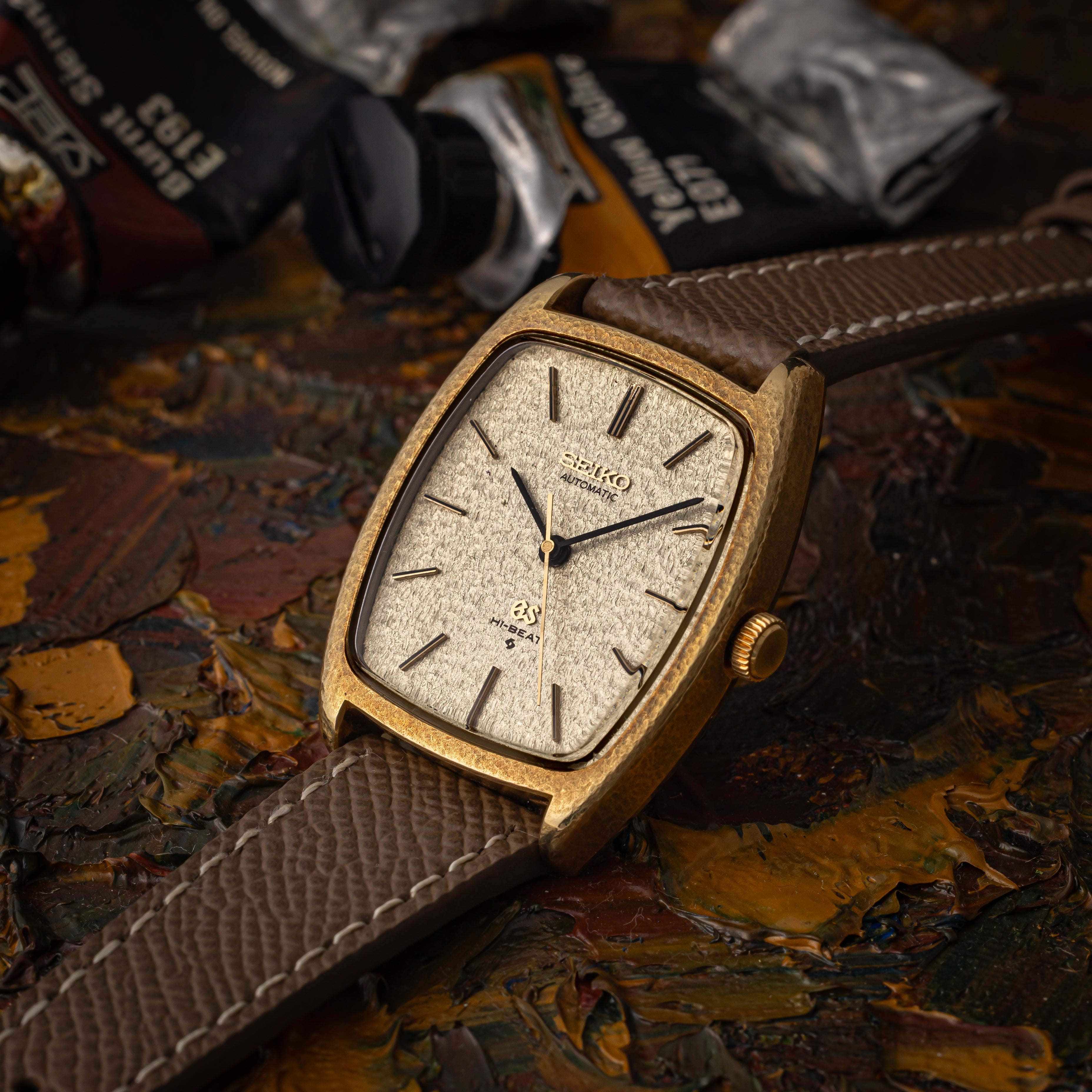 グランドセイコー ハイビート トノー型 1971年製 18金無垢 56GS Ref.5641-5000