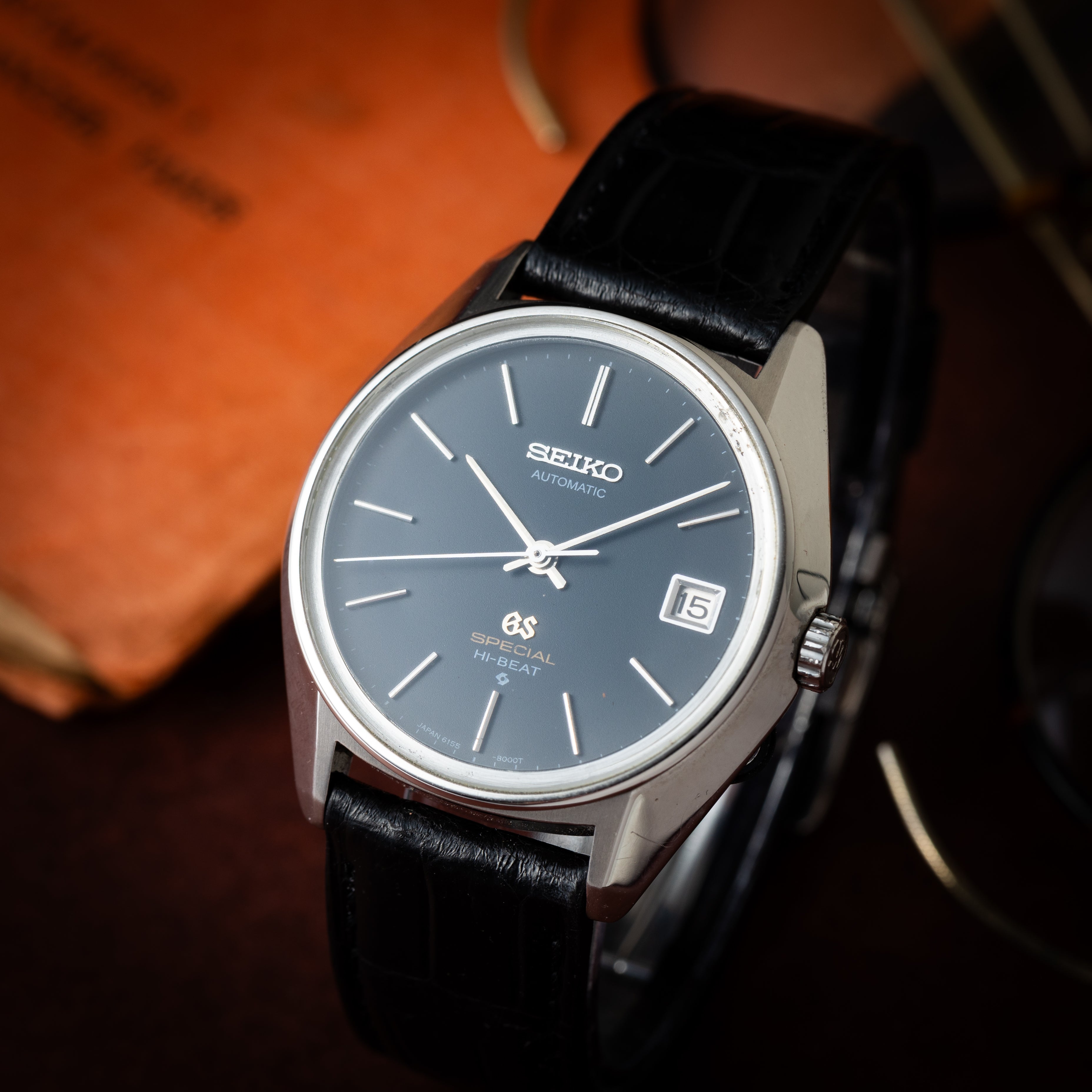 グランドセイコー SP 1971年製 61GS Ref.6155-8000 純正Dバックル付き