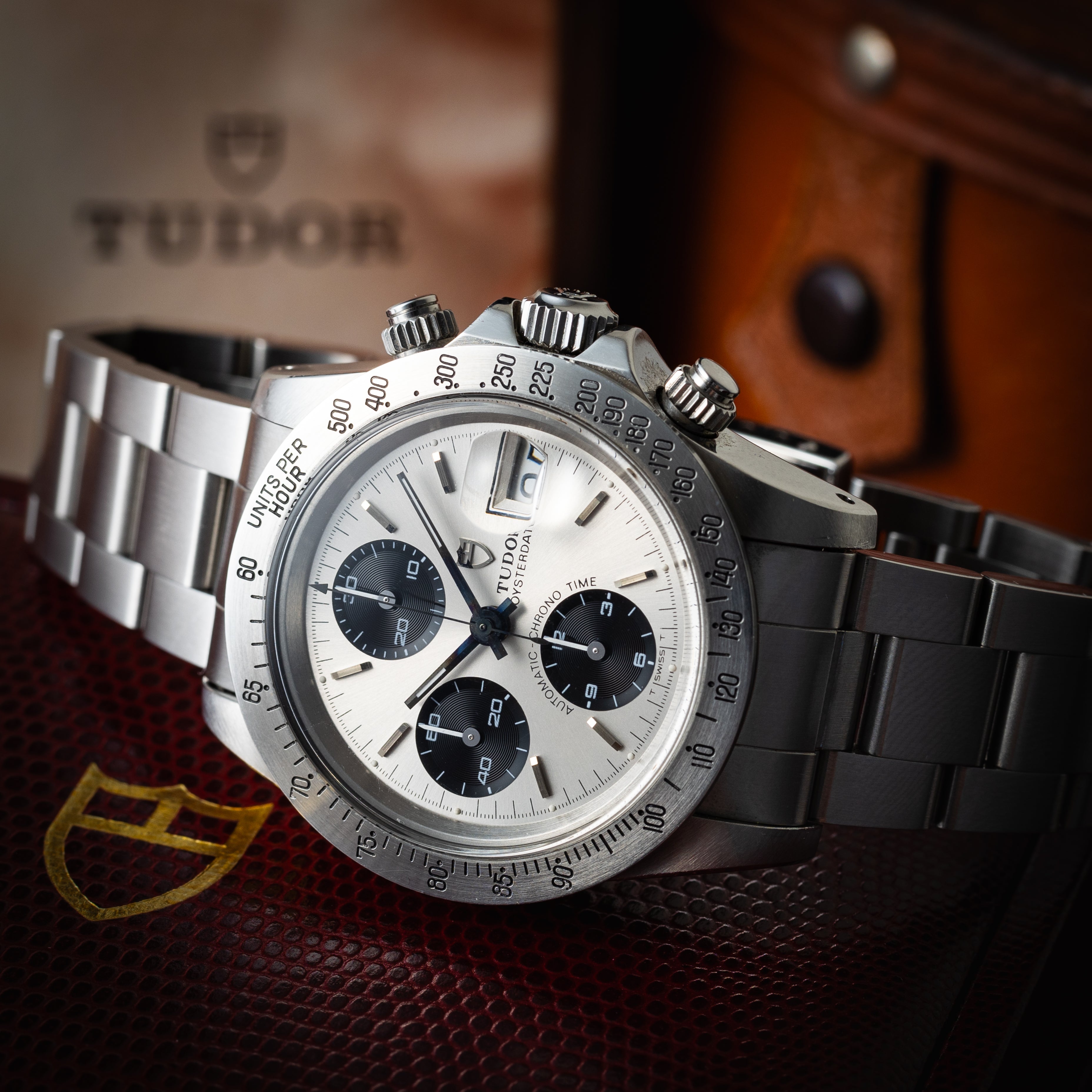 TUDOR クロノタイム 1992年製 Ref.79180 1992年製 箱ギャラ パンダダイヤル