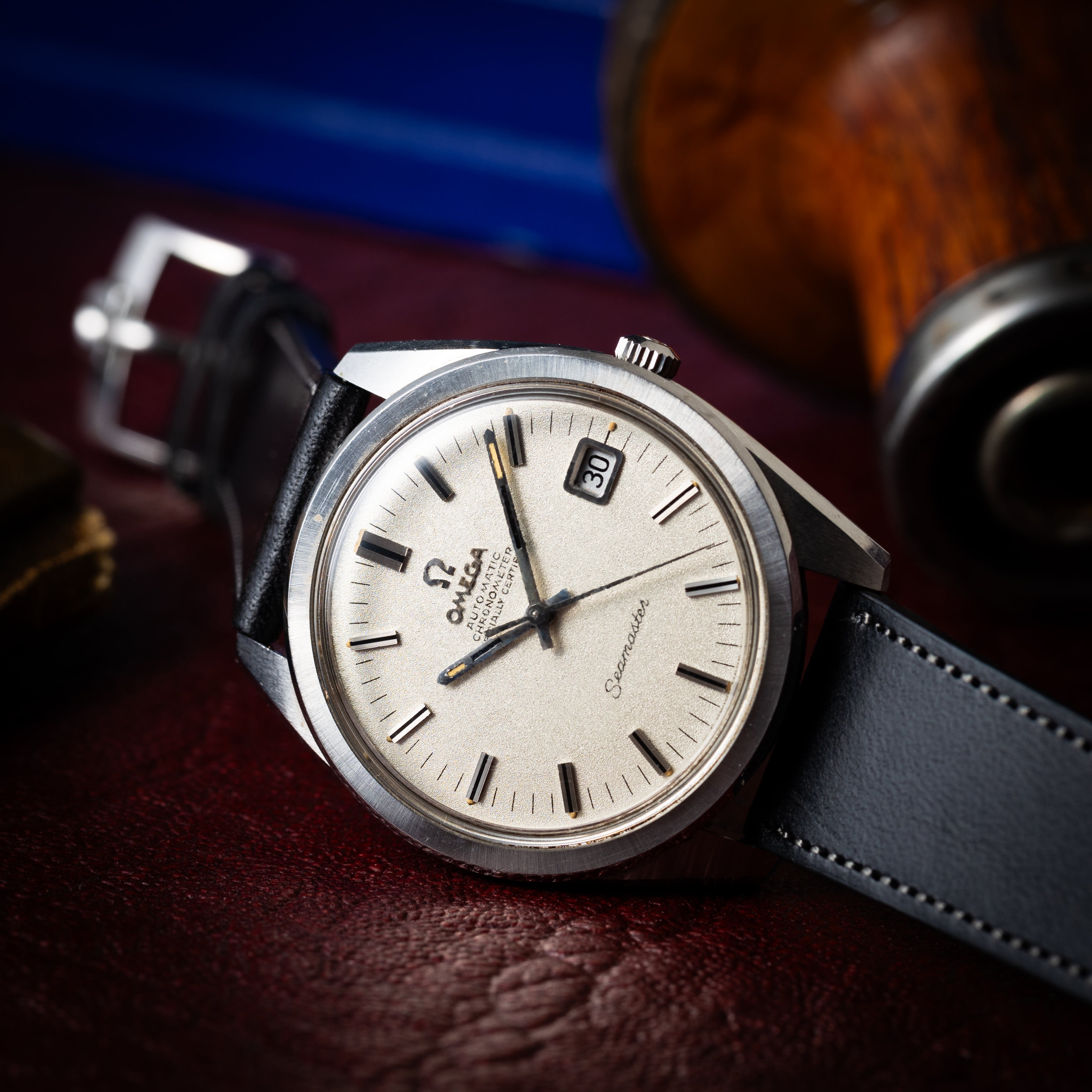 オメガ シーマスター クロノメーター 1968年製 Ref.168.022 純正尾錠付き