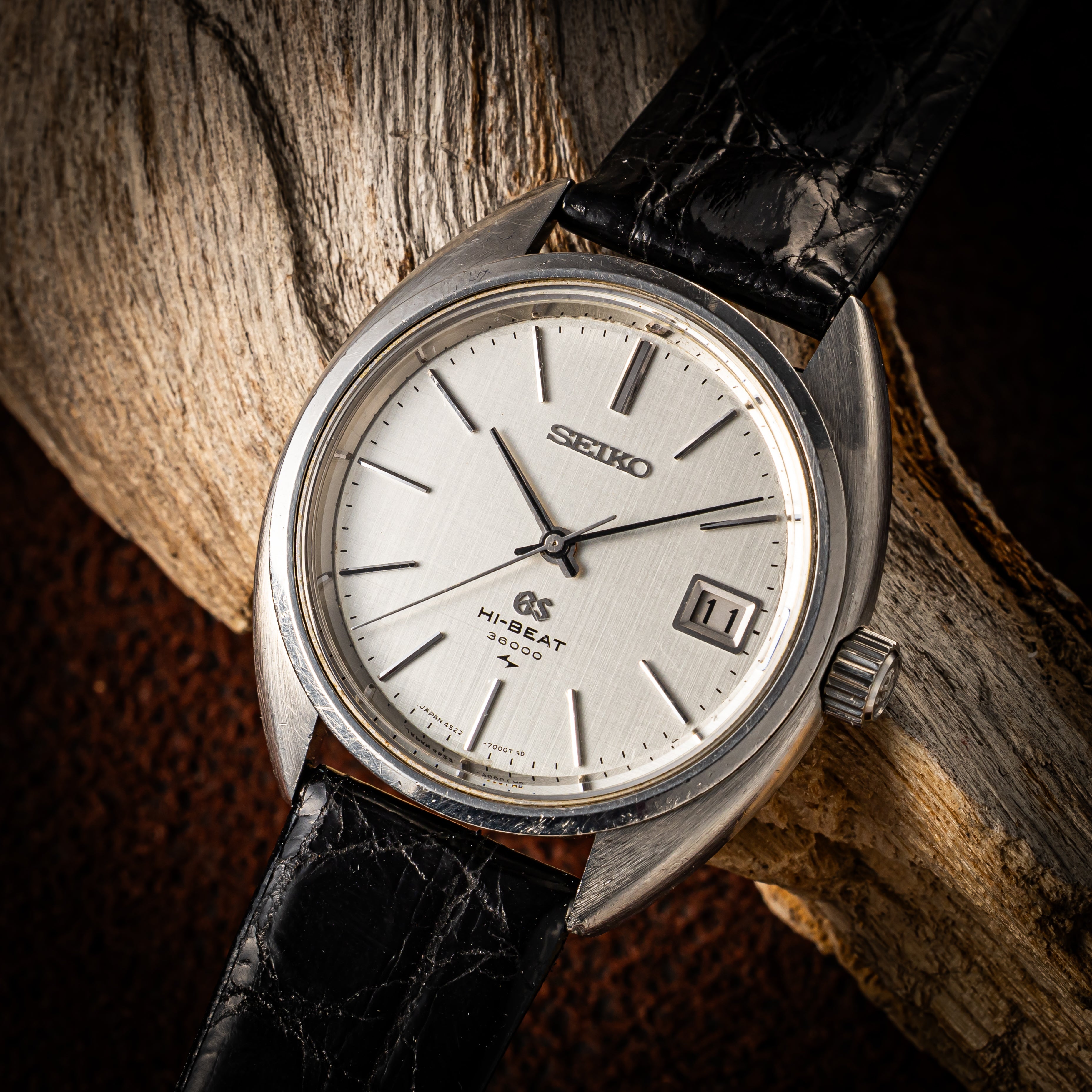 グランドセイコー 1970年製/昭和45年製 Cライン Ref.4522-7010 45GS 純正尾錠付き