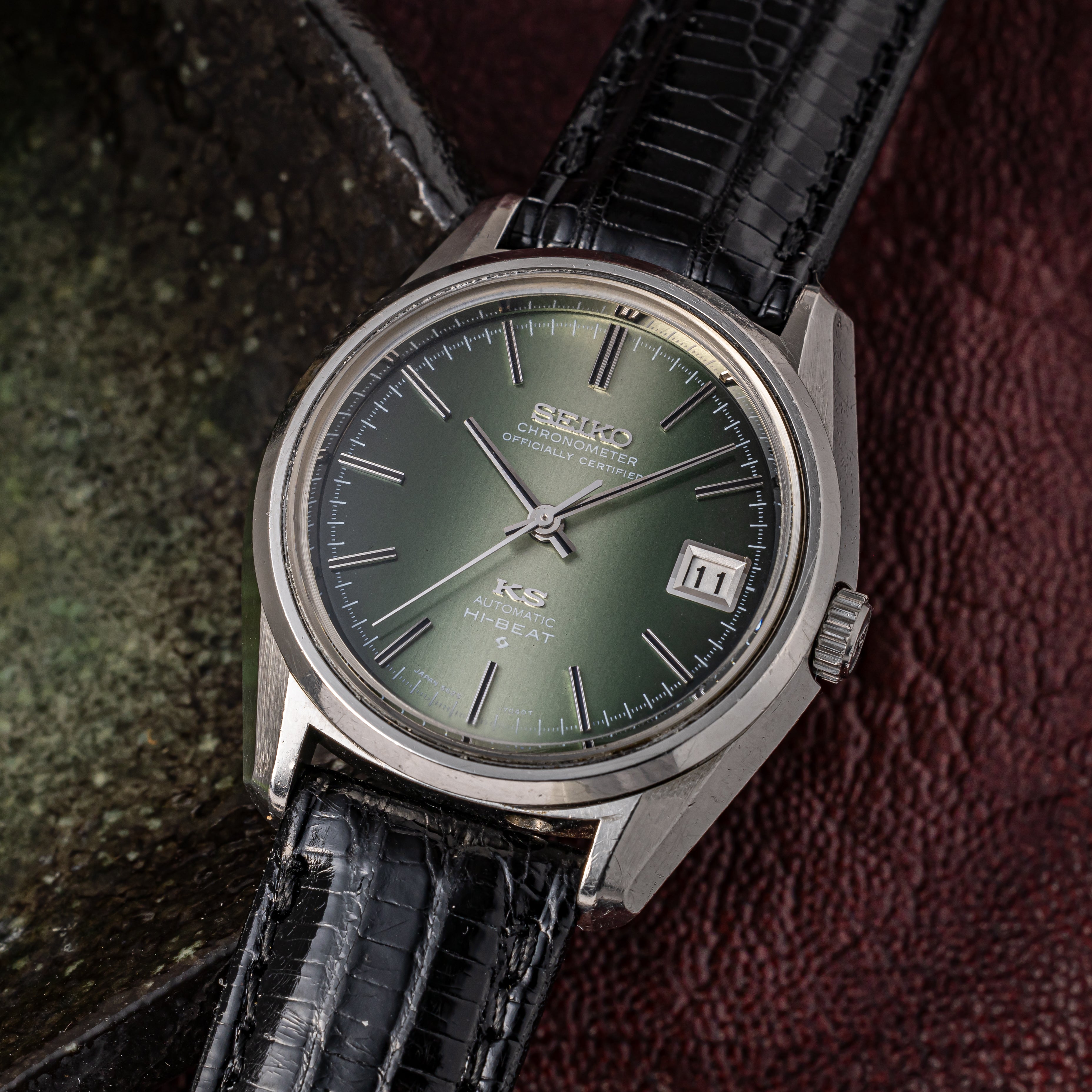 キングセイコー クロノメーター 1972年製 56KS Ref.5625-7040 グリーングラデーションダイヤル