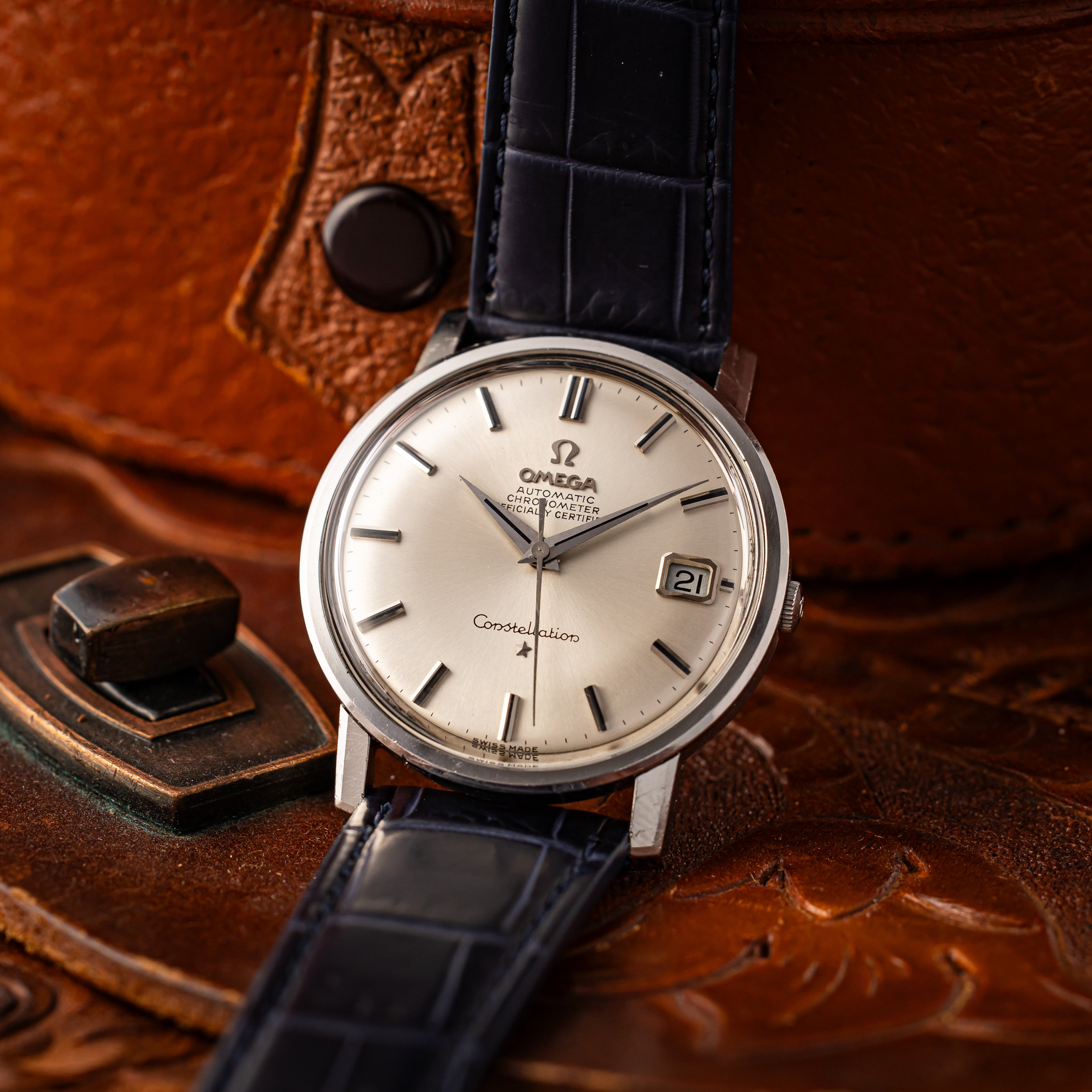 オメガ コンステレーション 1967年製 Ref.168.010 純正尾錠付き