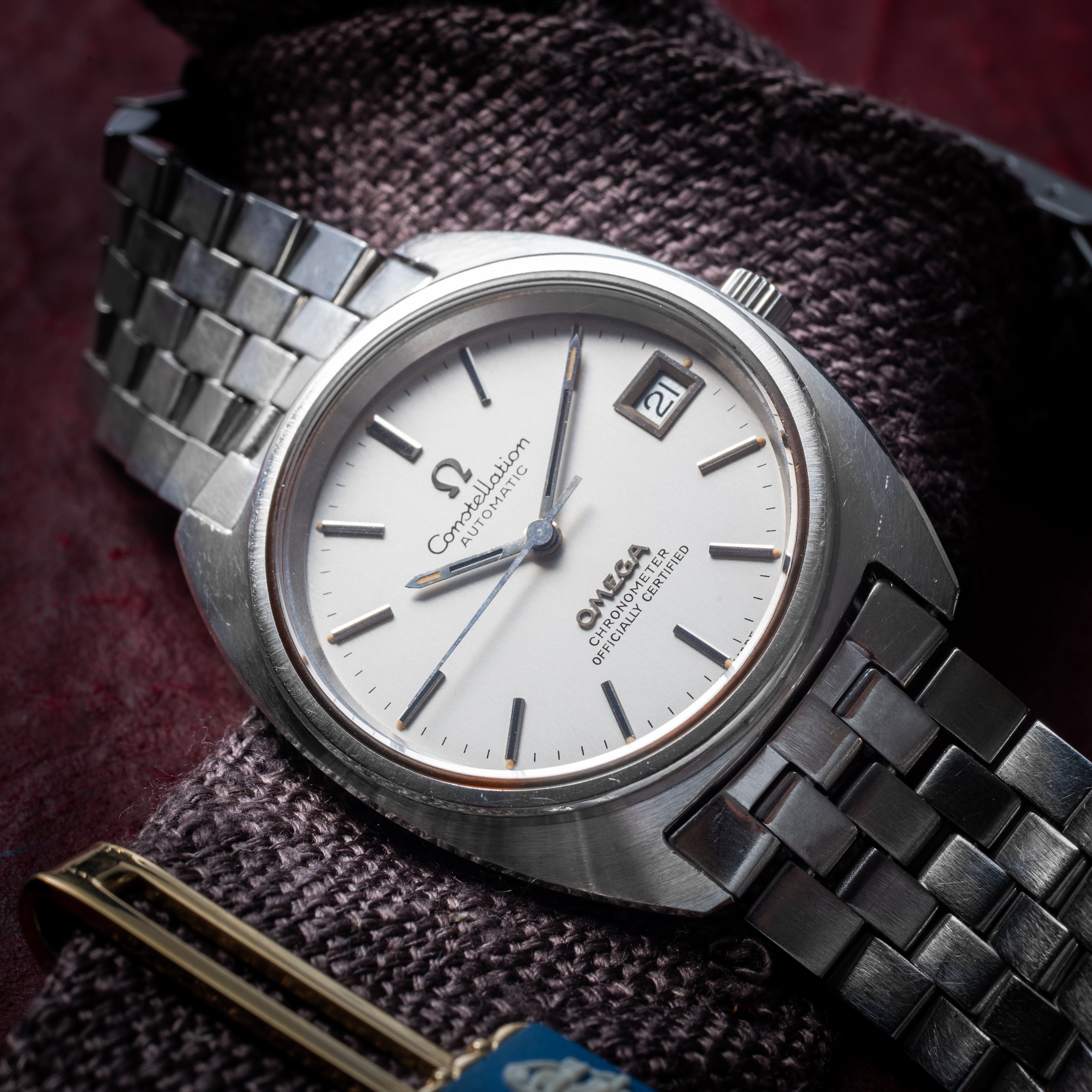 オメガ コンステレーションジェンタ 1971年製 後期 純正ブレス付き Ref.ST168.0056