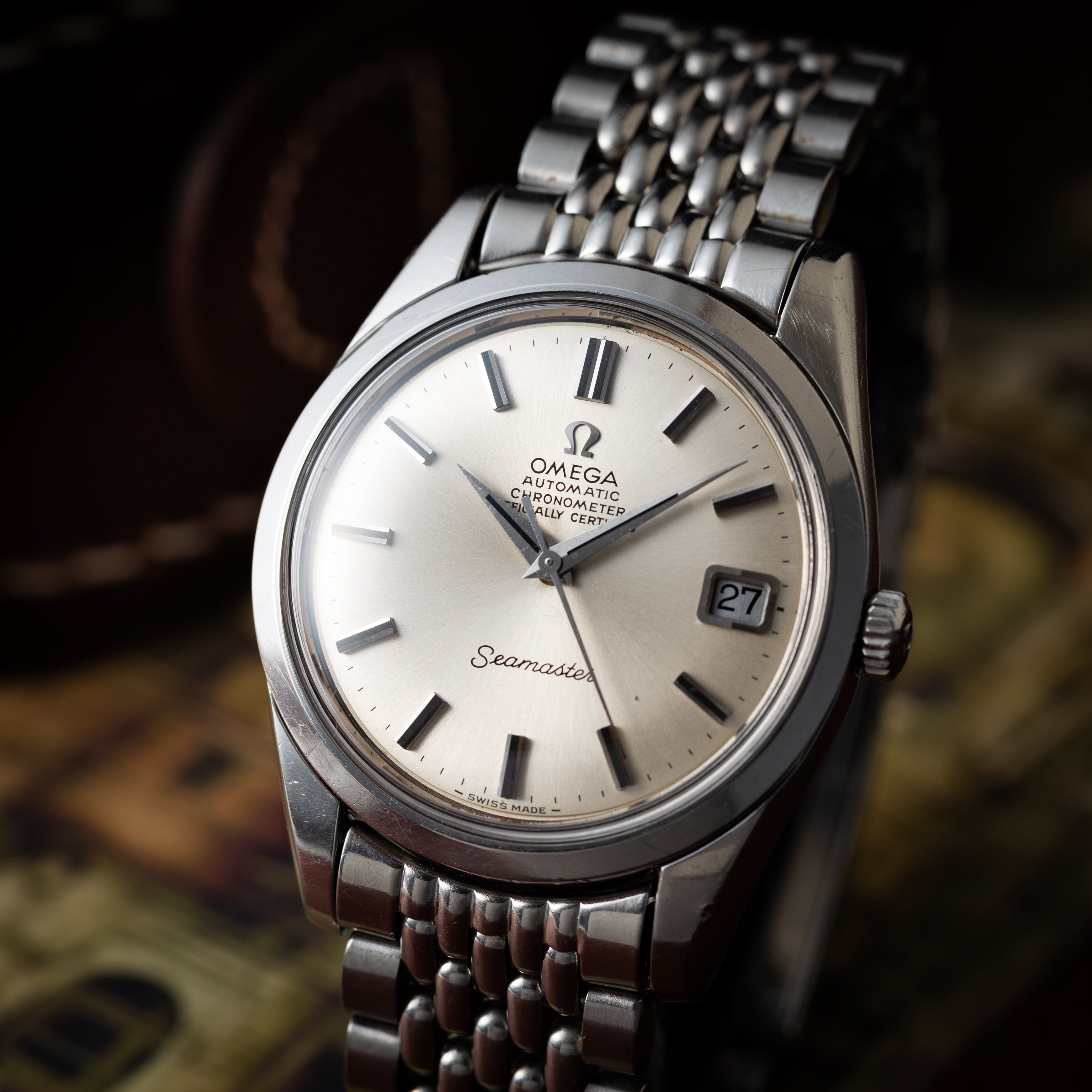 オメガ シーマスター クロノメーター 1969年製 Ref.166.010SP 純正ブレス