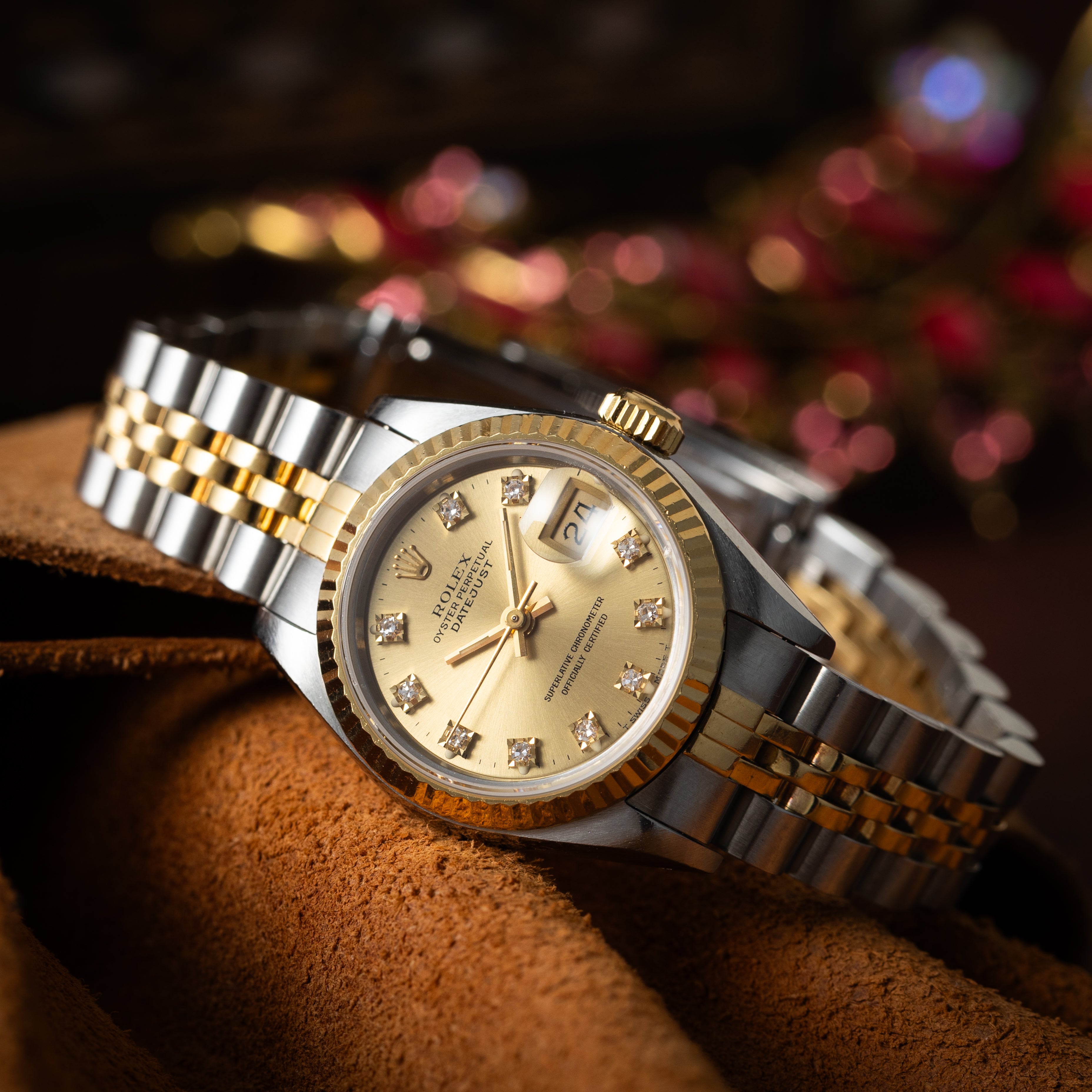 ロレックス デイトジャスト レディース コンビ 10P 1989年製 Ref.69173G