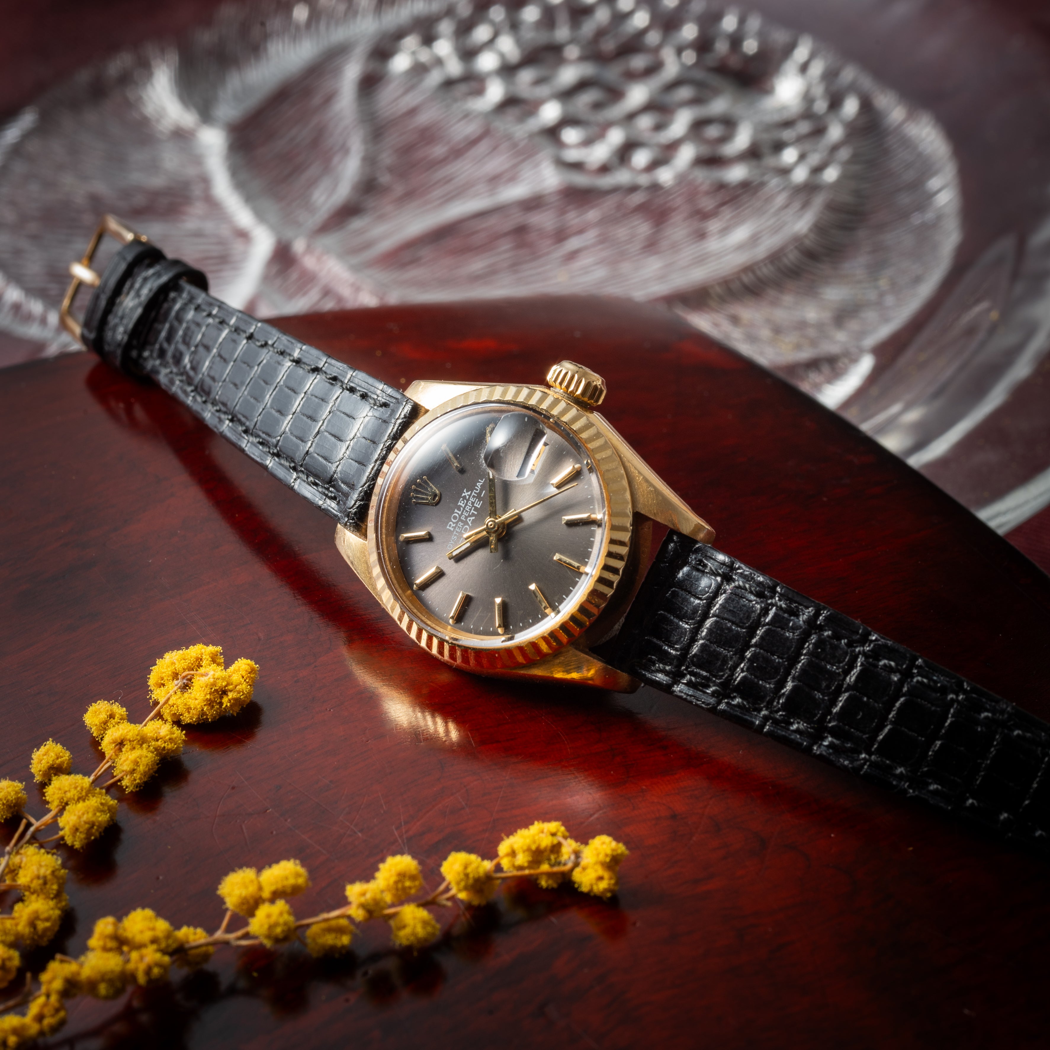 ロレックス レディース 18金無垢 1981年製 オイスターパーペチュアルデイト Ref.6917