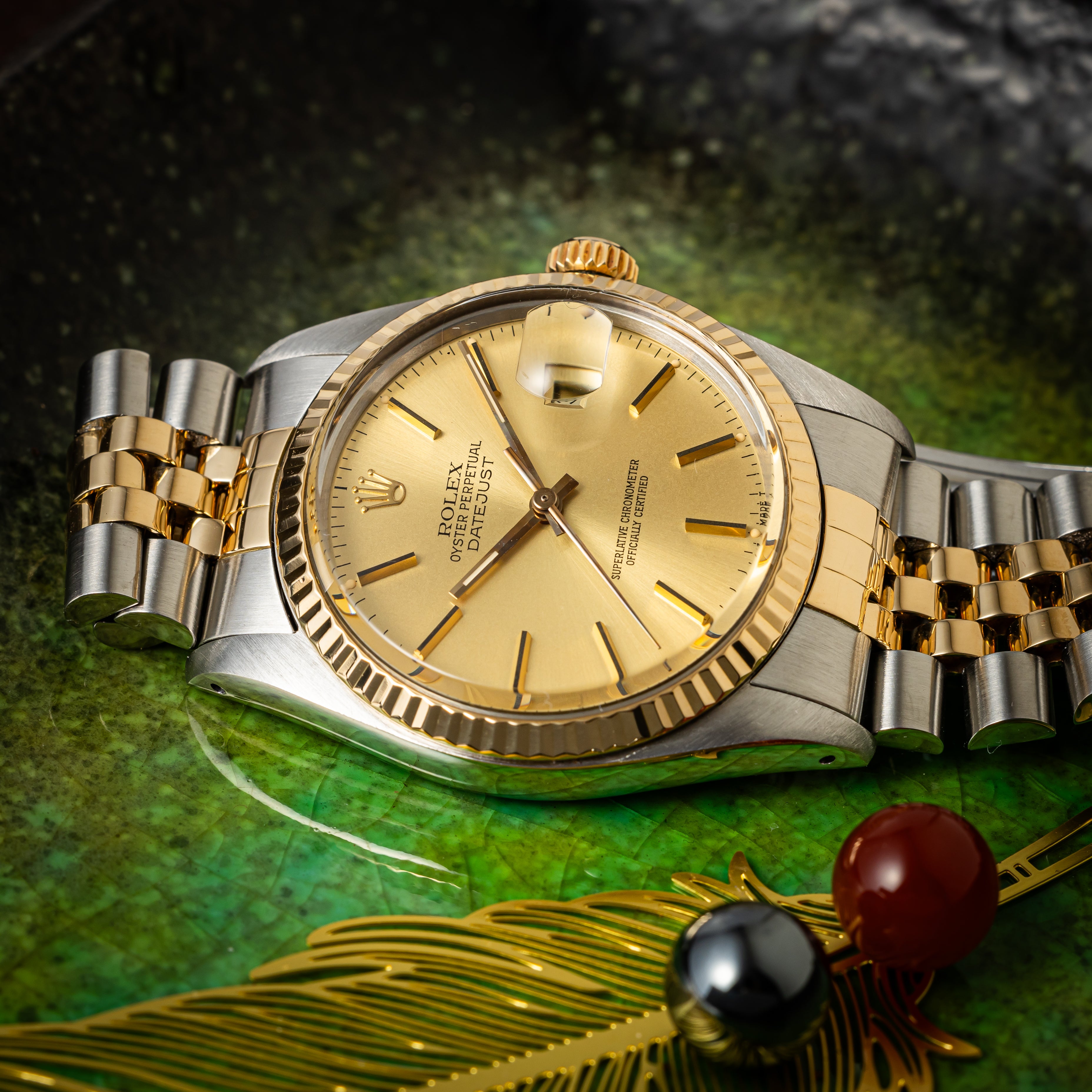 ロレックス デイトジャスト コンビ 1986年製 Ref.16013 箱付き