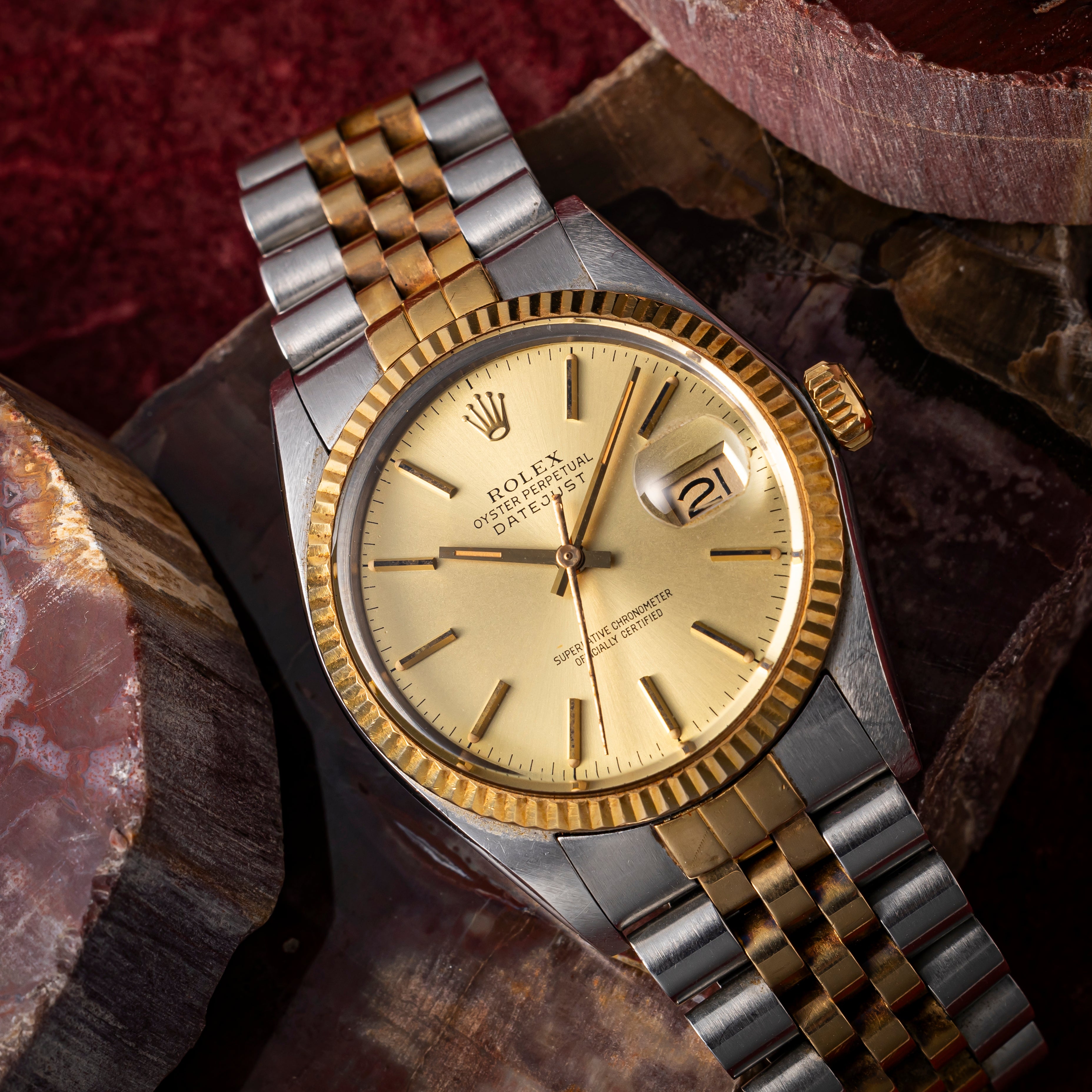 ロレックス デイトジャスト コンビ 1984年製 Ref.16013 トリチウム夜光