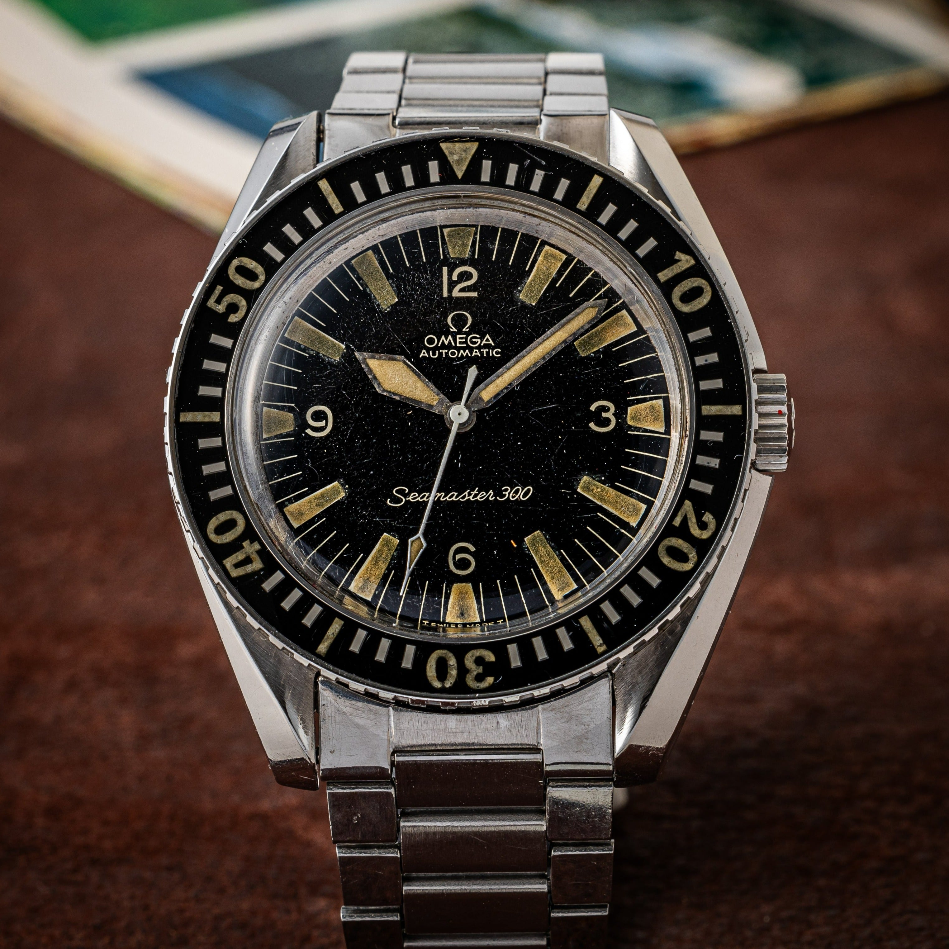 オメガ シーマスター300 サードモデル ノンデイト 1967年製 Ref.165.024 キャタピラブレス