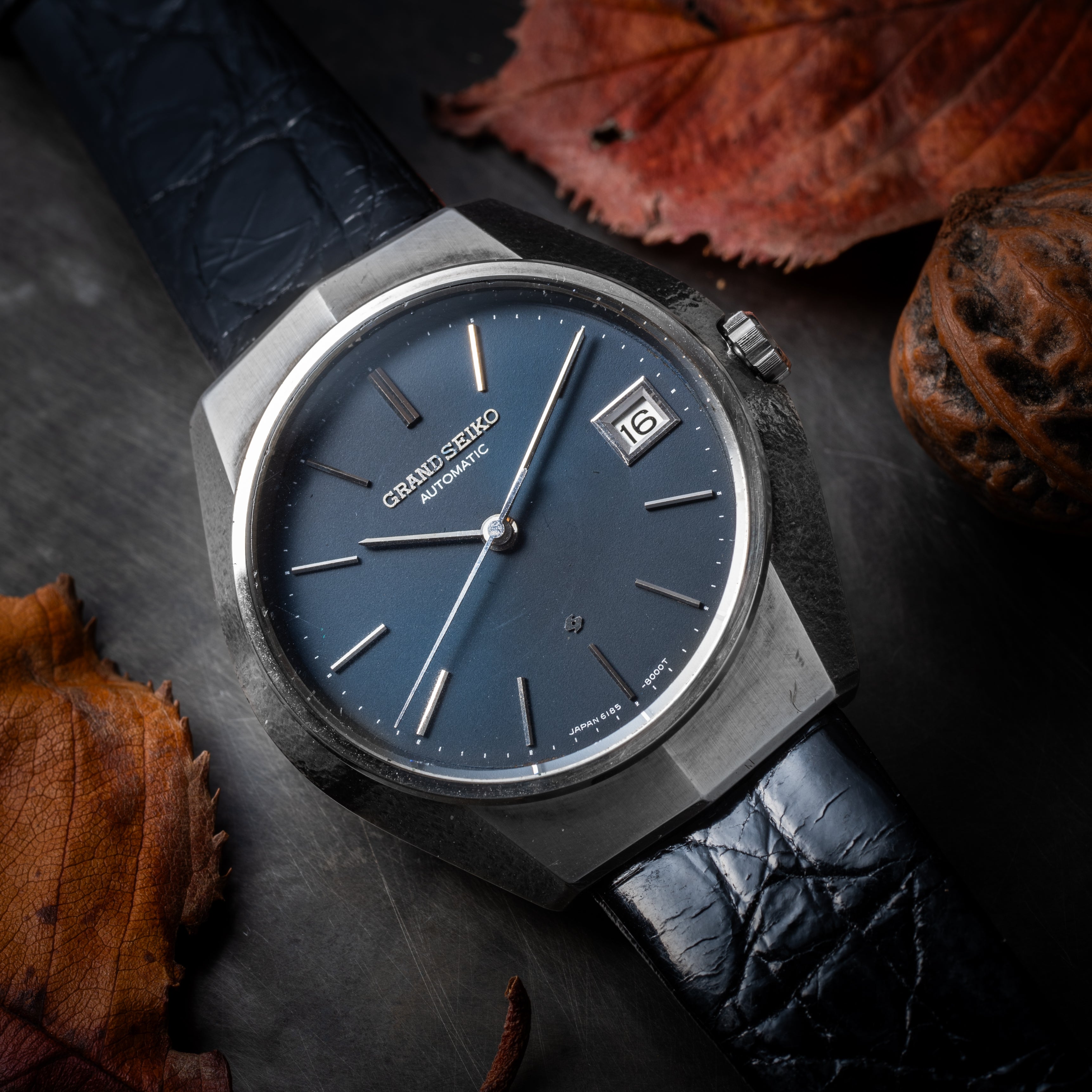 グランドセイコー V.F.A 銀パラ 1968年製 Ref.6185-8010 61GS 箱付き