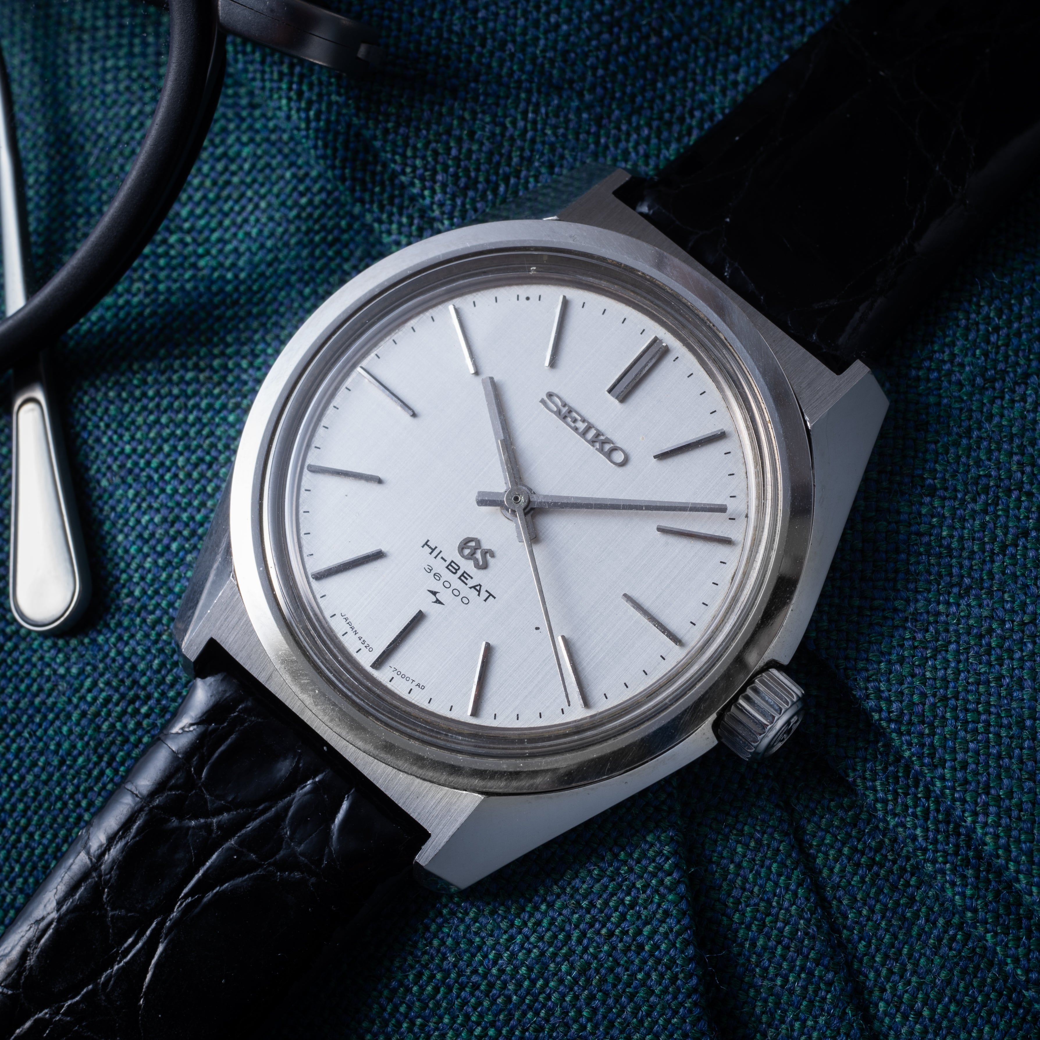 グランドセイコー ハイビート 36000 1970年製/昭和45年製 45GS Ref.4520-8000 純正尾錠付き
